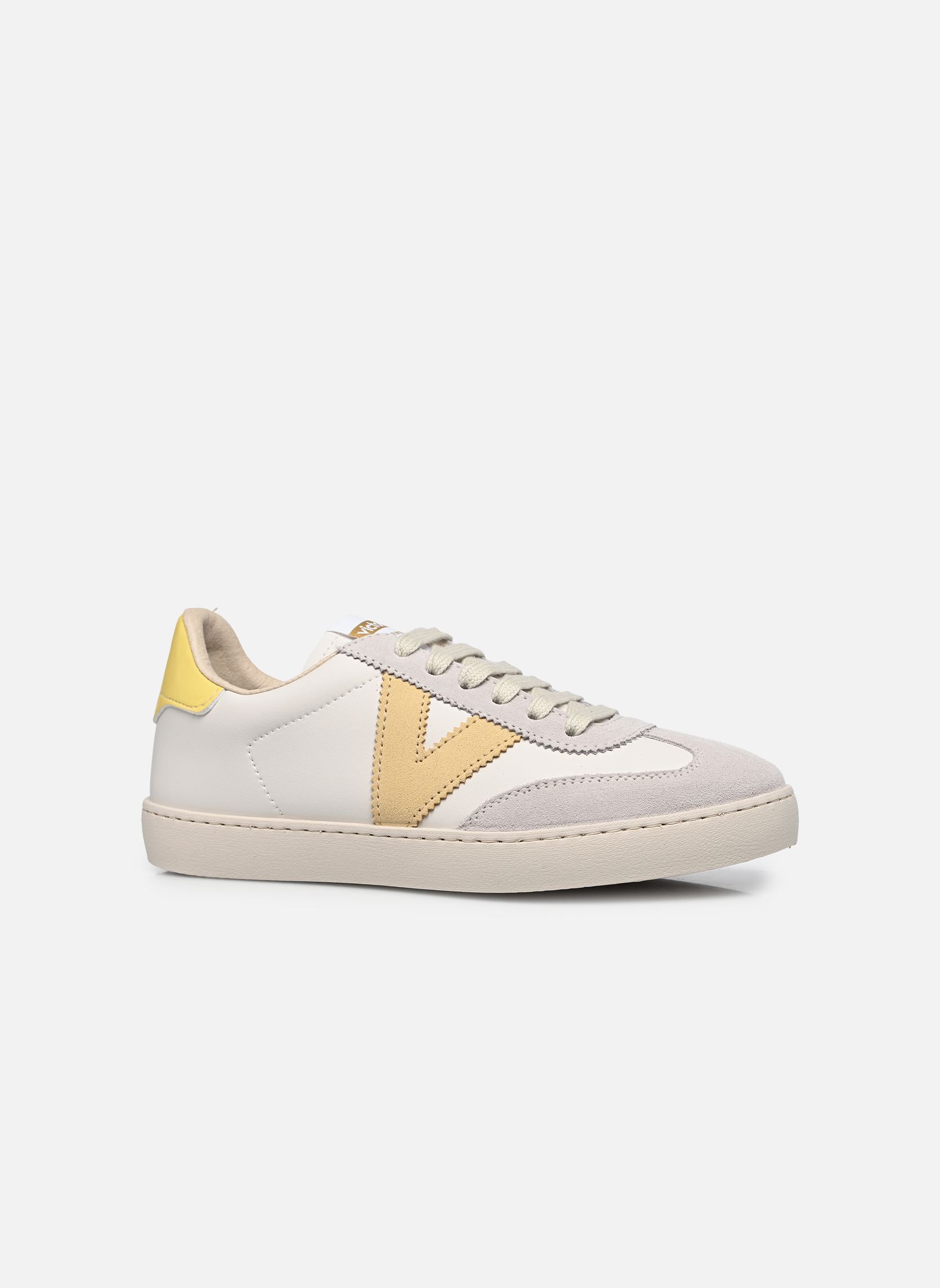 Sneaker Berlín Ciclista Efecto Piel & Serraje damen weiß Victoria Sneaker Berlín Ciclista Efecto Piel & Serraje damen weiß Amarillo