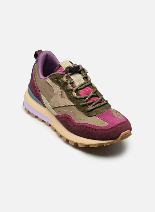 Victoria Lage sneakers Luna nylon & Serraje dames meerkleurig