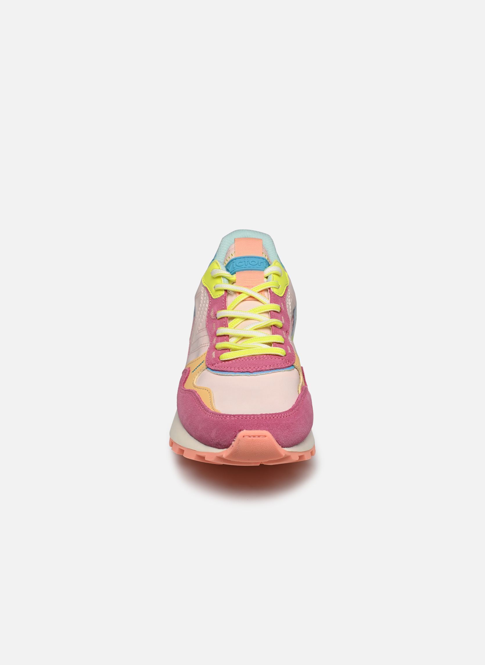Zapatillas Luna nylon & Serraje mujer multicolor Victoria Zapatillas Luna nylon & Serraje mujer multicolor ROSA