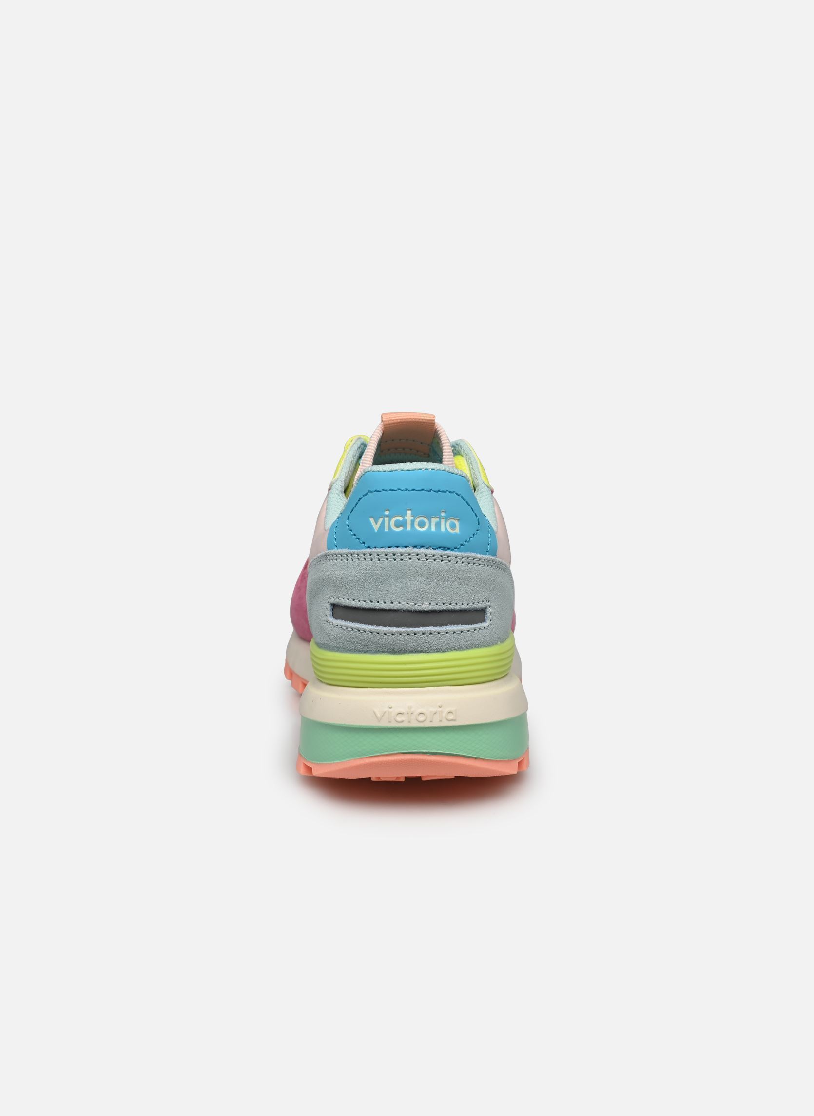 Zapatillas Luna nylon & Serraje mujer multicolor Victoria Zapatillas Luna nylon & Serraje mujer multicolor ROSA