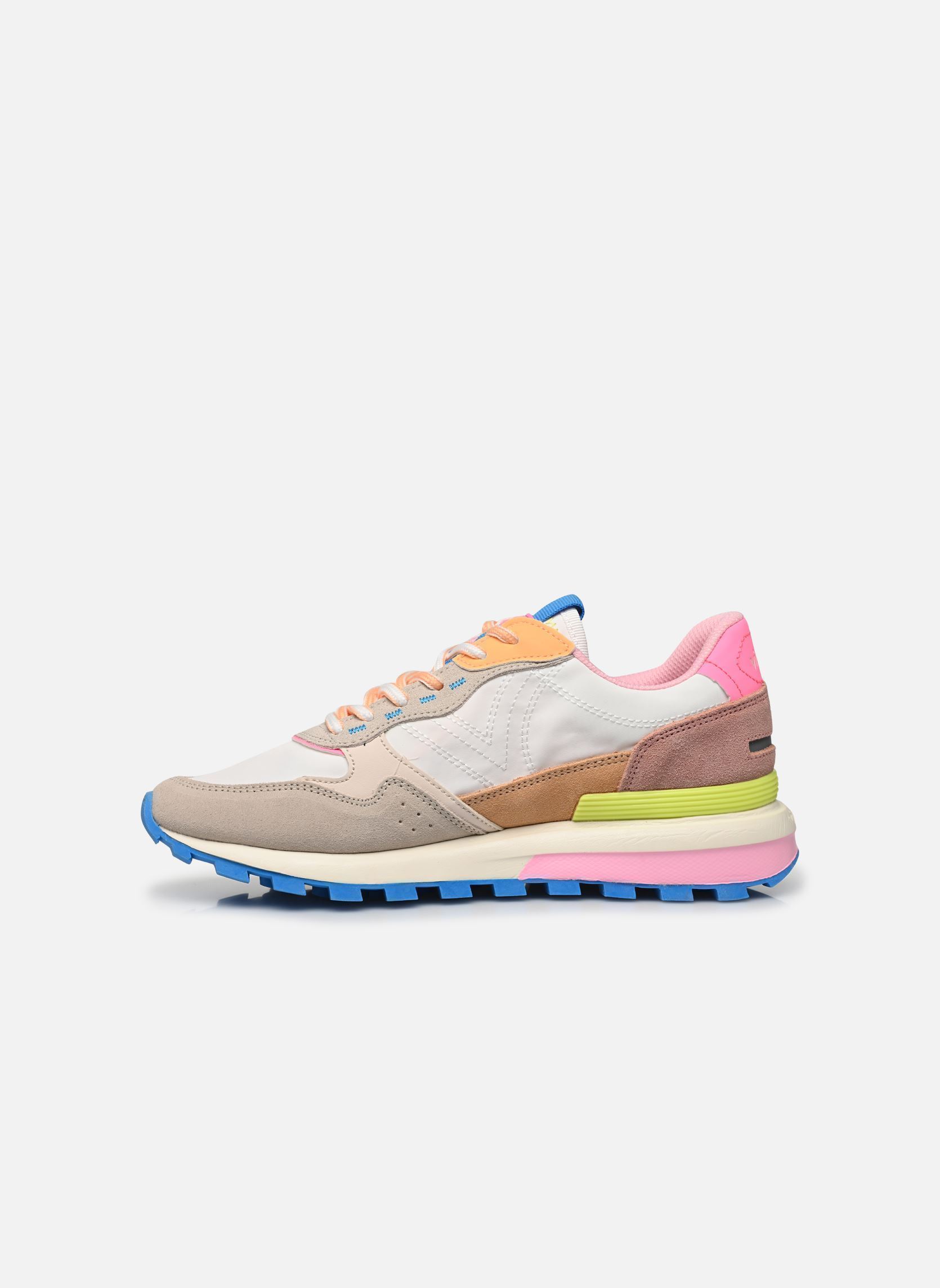 Baskets Luna nylon & Serraje femme multicolore Victoria Baskets Luna nylon & Serraje femme multicolore BLANCO