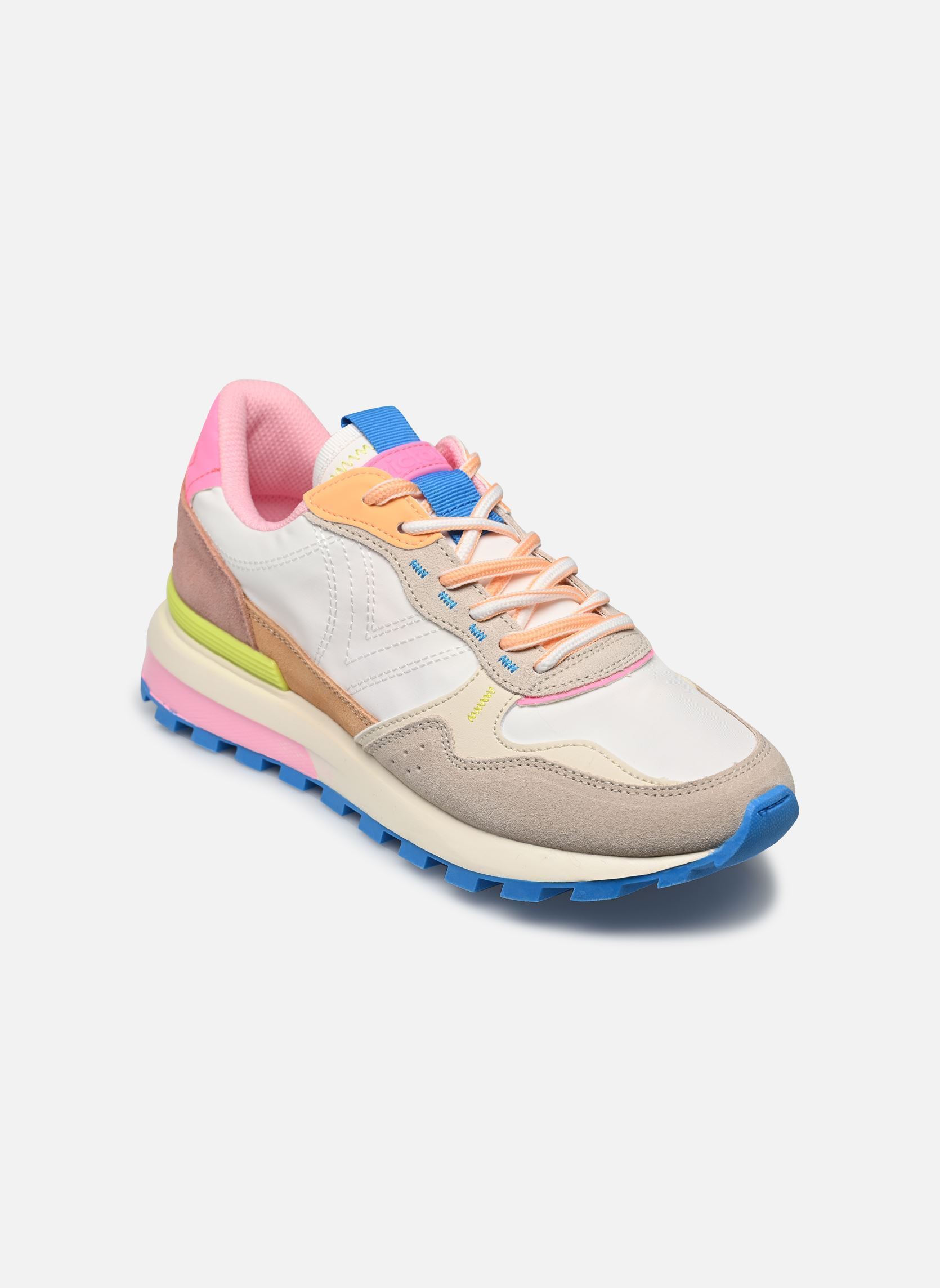Baskets Luna nylon & Serraje femme multicolore Victoria Baskets Luna nylon & Serraje femme multicolore BLANCO