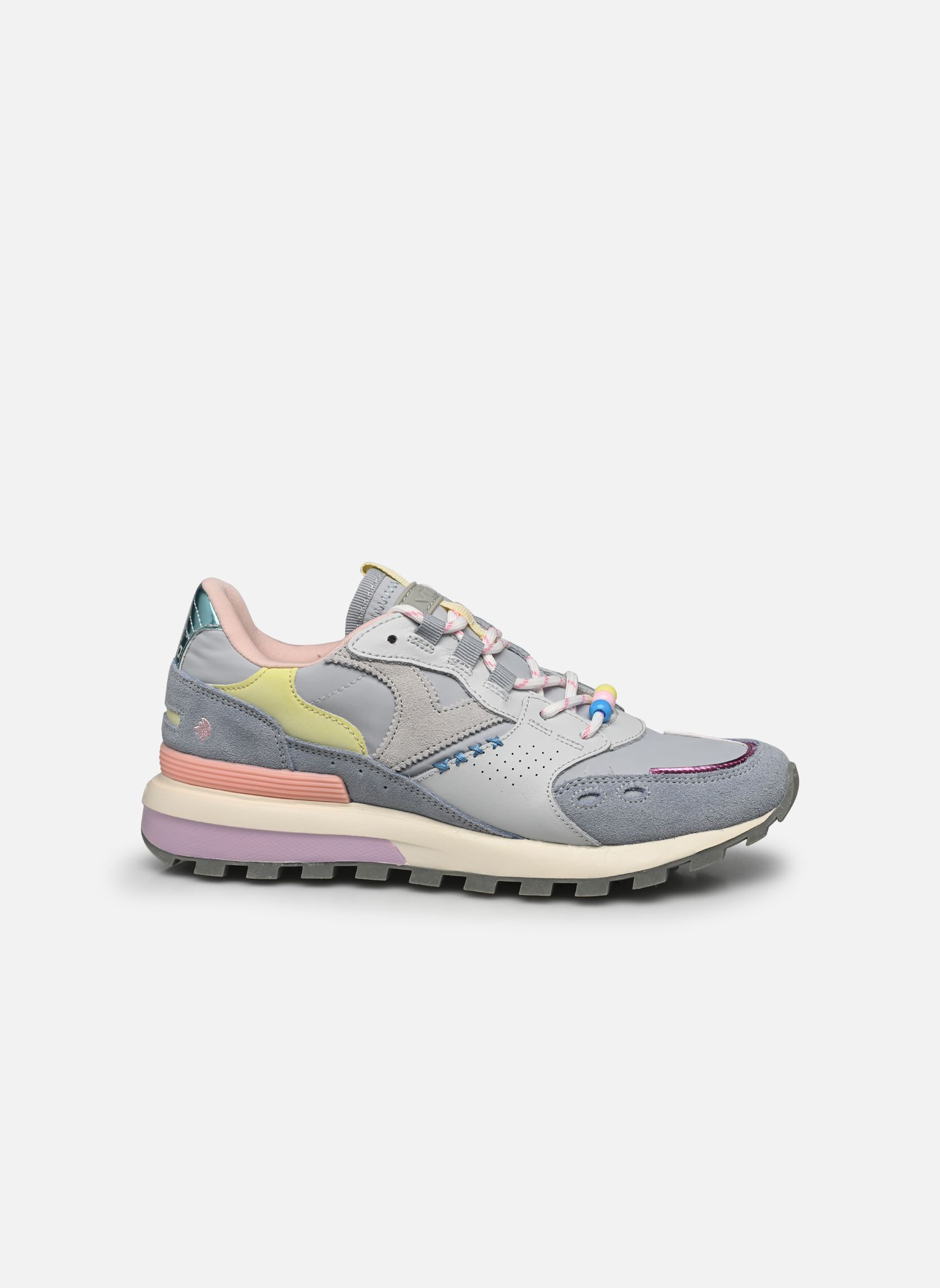 Baskets Luna nylon & Serraje femme multicolore Victoria Baskets Luna nylon & Serraje femme multicolore AZUL2