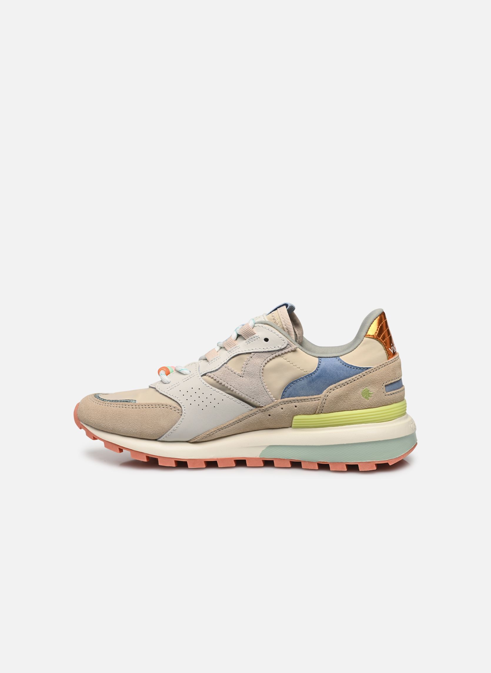 Baskets Luna nylon & Serraje femme multicolore Victoria Baskets Luna nylon & Serraje femme multicolore BEIGE