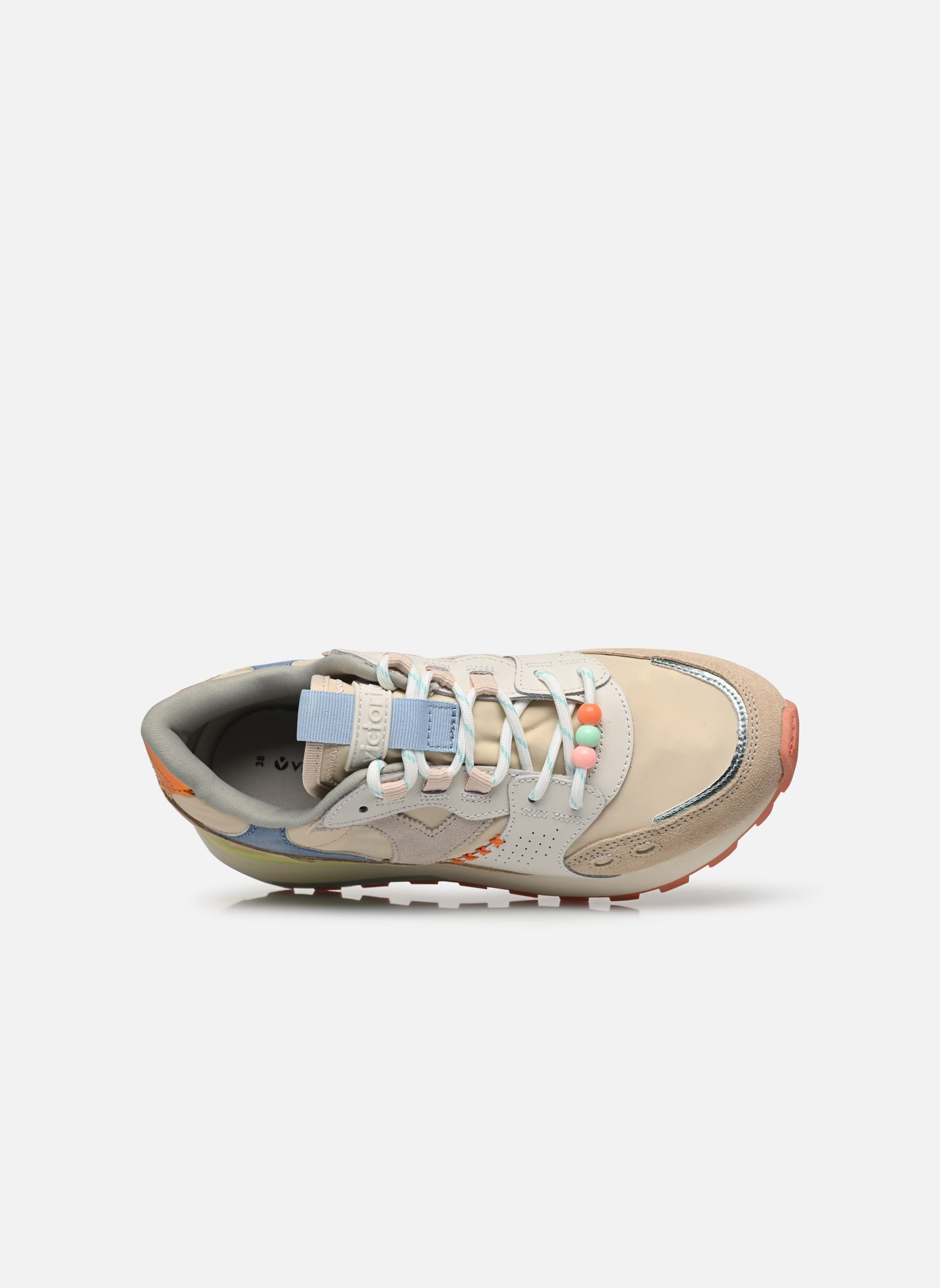 Baskets Luna nylon & Serraje femme multicolore Victoria Baskets Luna nylon & Serraje femme multicolore BEIGE
