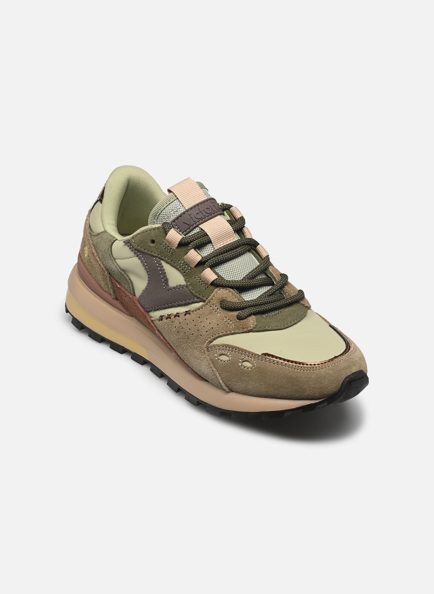 Sneakers Luna nylon & Serraje dames meerkleurig Victoria Sneakers Luna nylon & Serraje dames meerkleurig KAKI