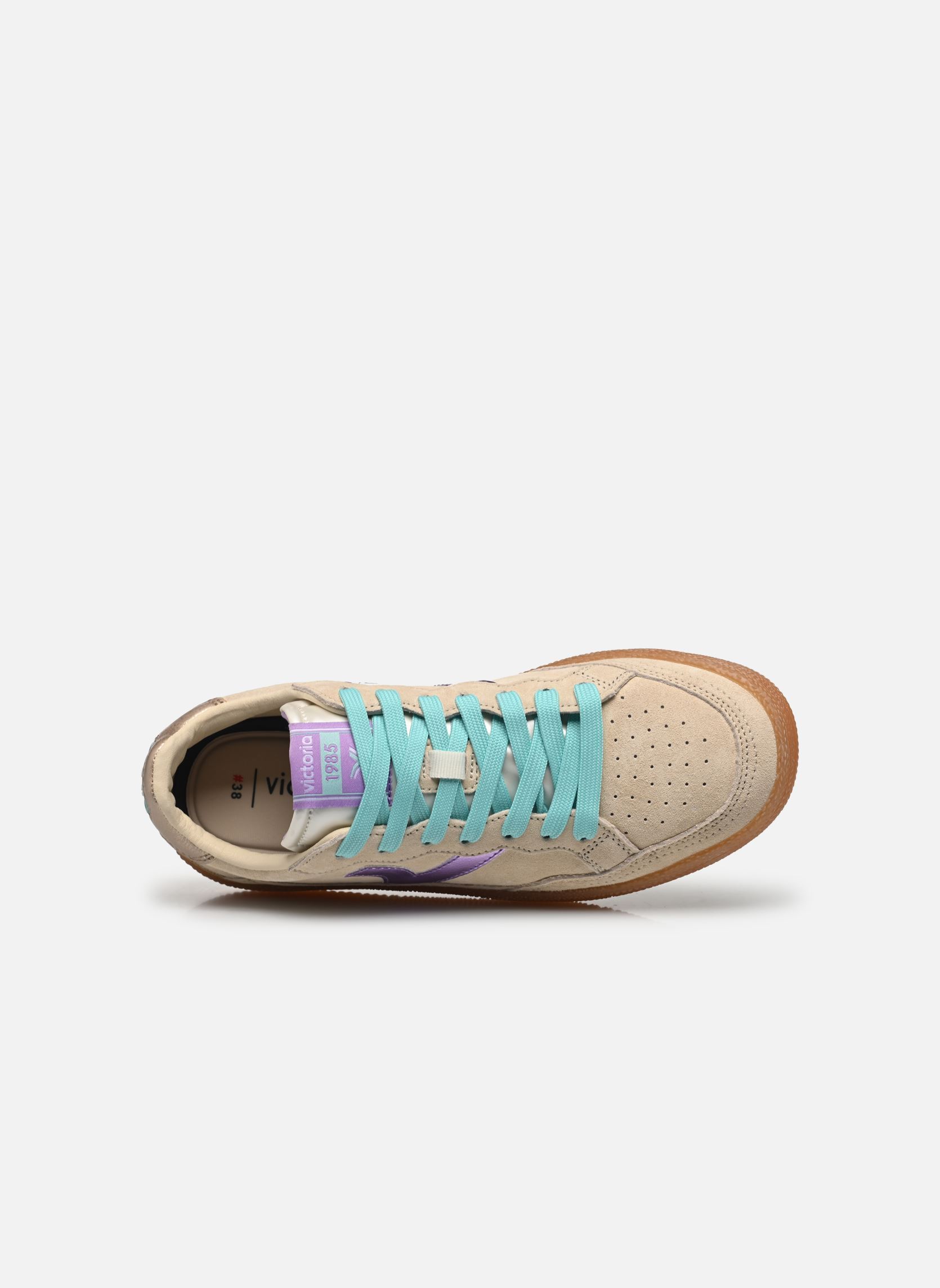 Sneakers Smash - Suede Color dames beige Victoria Sneakers Smash - Suede Color dames beige Beige