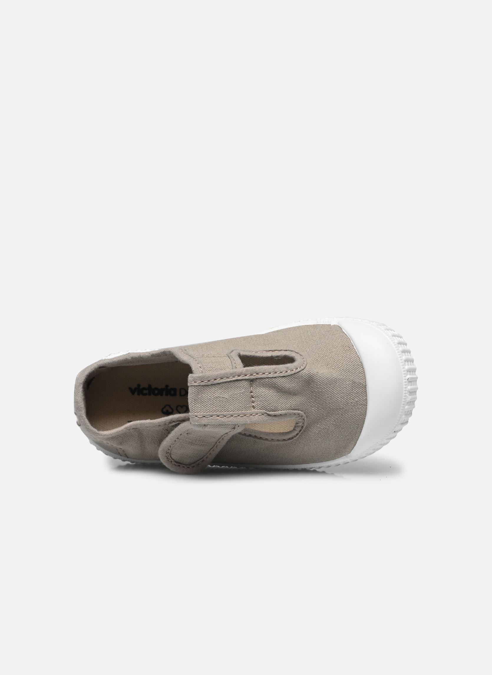Ballerines 1915 Sandalia Lona Tintada DREC fille gris Victoria Ballerines 1915 Sandalia Lona Tintada DREC fille gris Beige