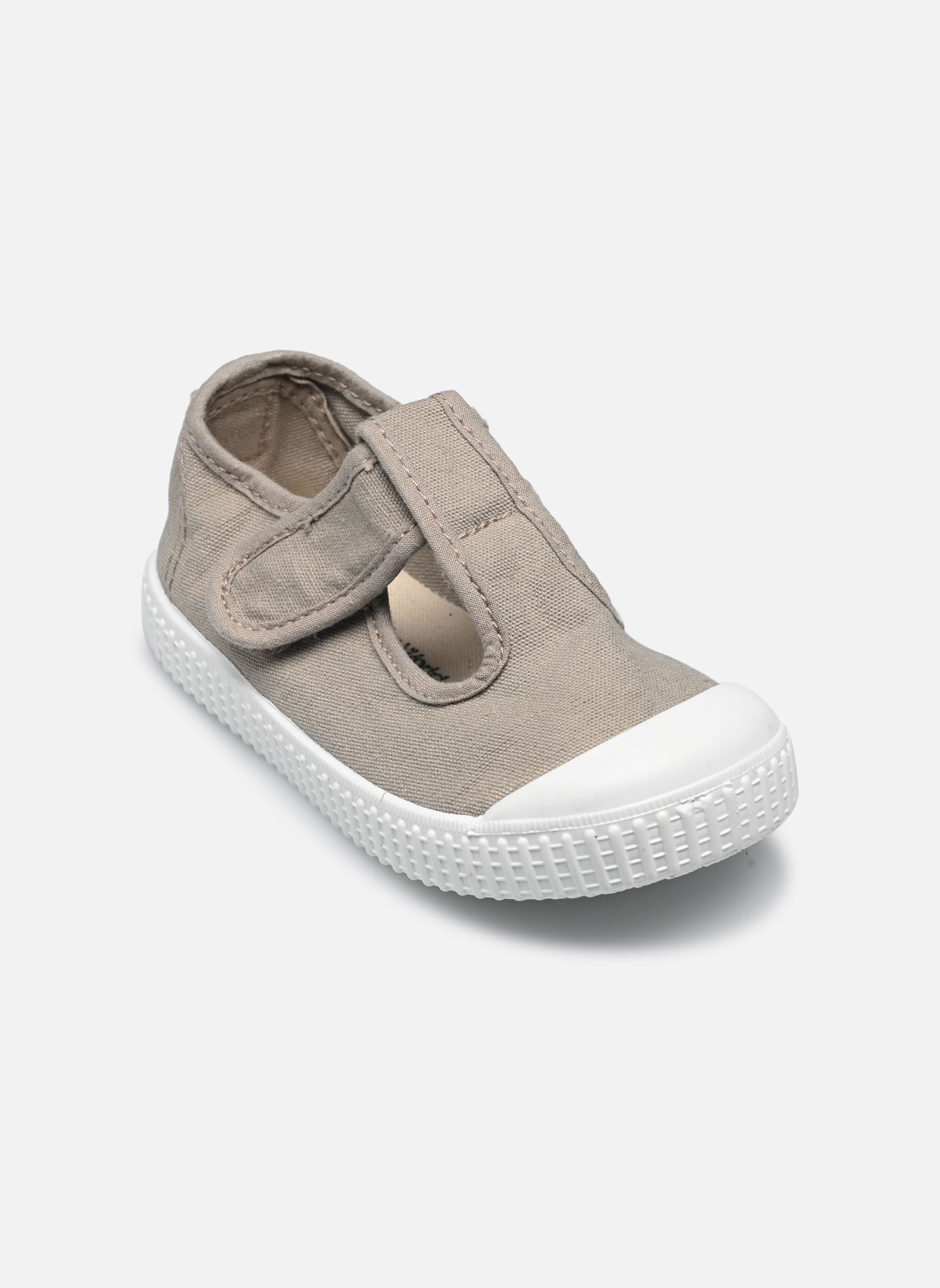 Ballerines 1915 Sandalia Lona Tintada DREC fille gris Victoria Ballerines 1915 Sandalia Lona Tintada DREC fille gris Beige