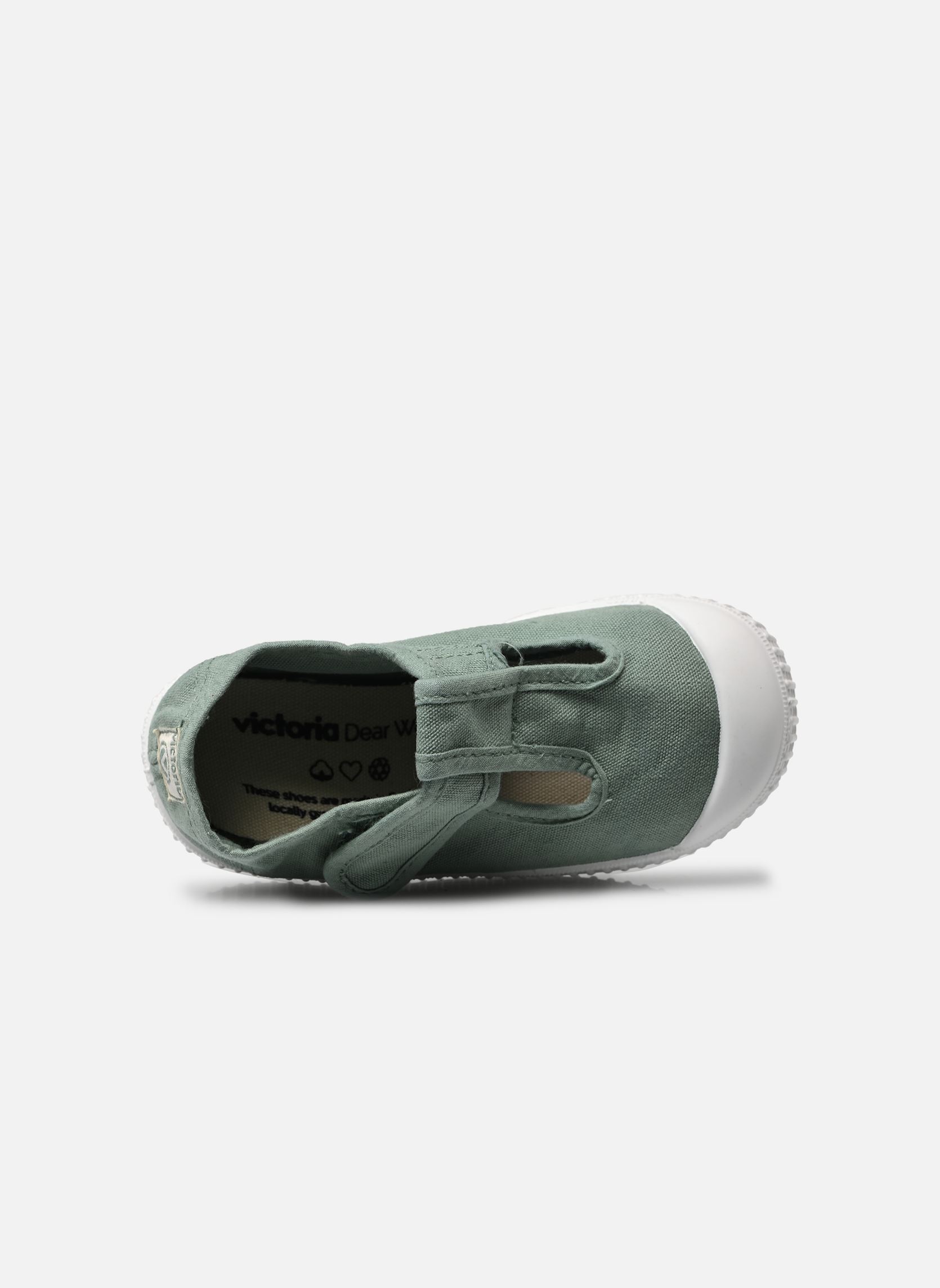 Ballerinas 1915 Sandalia Lona Tintada DREC mädchen grün Victoria Ballerinas 1915 Sandalia Lona Tintada DREC mädchen grün Jade