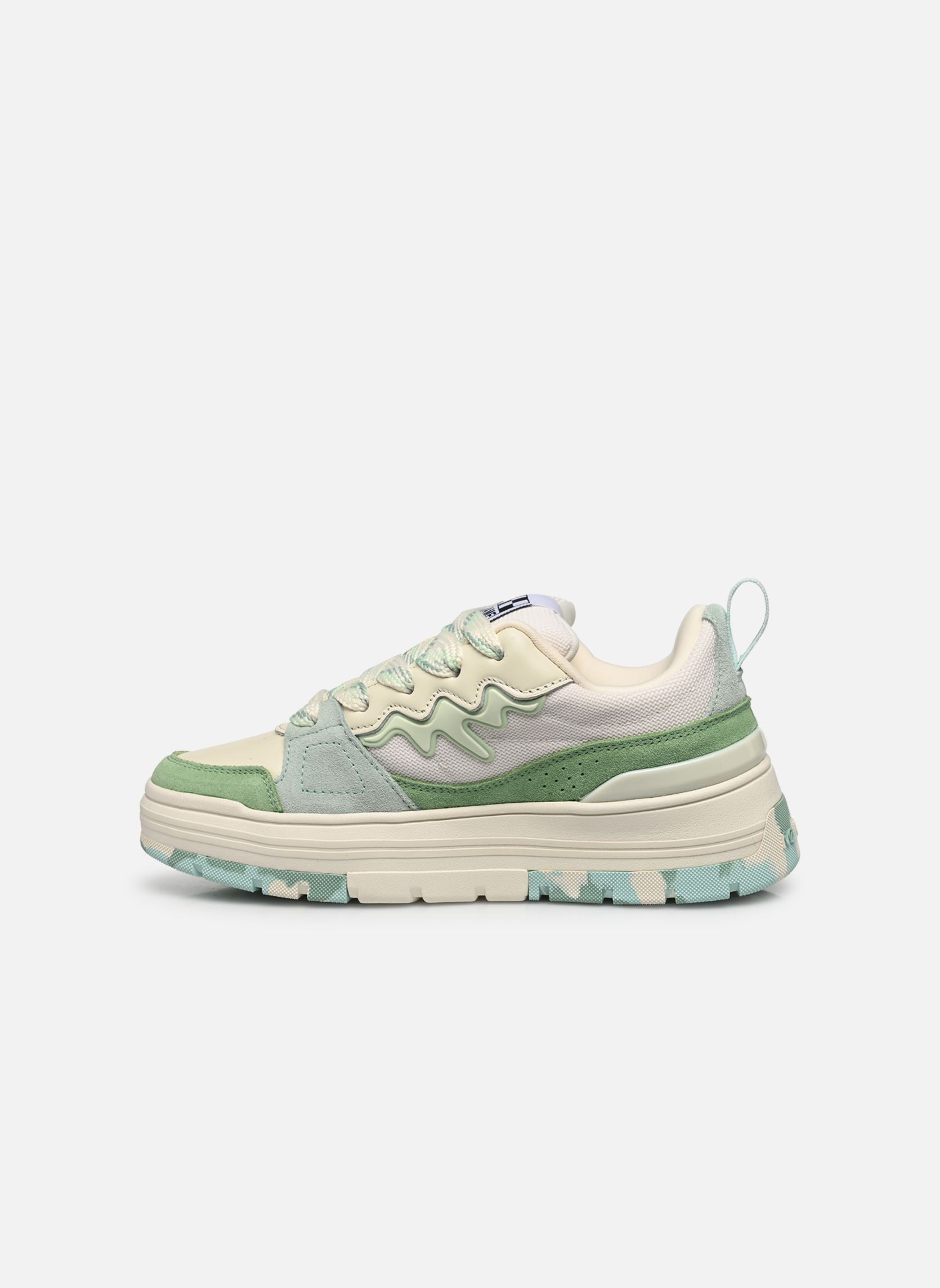 Sneakers Nollie Milkshake dames groen No Name Sneakers Nollie Milkshake dames groen MINT/DOVE/DOVE