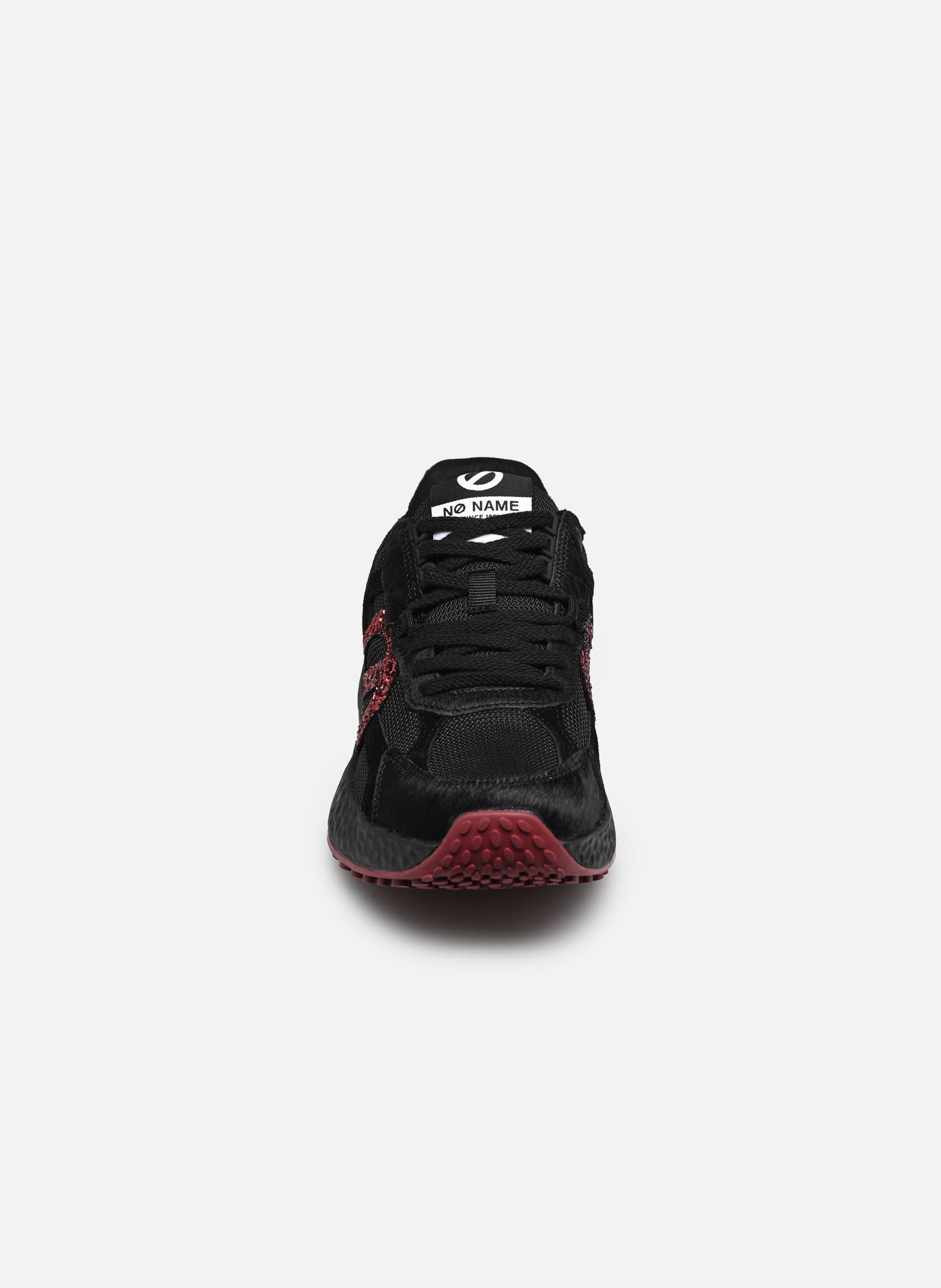 Lage sneakers Carter 2.0 Runner dames zwart No Name Lage sneakers Carter 2.0 Runner dames zwart BLACK/BLACK/RED