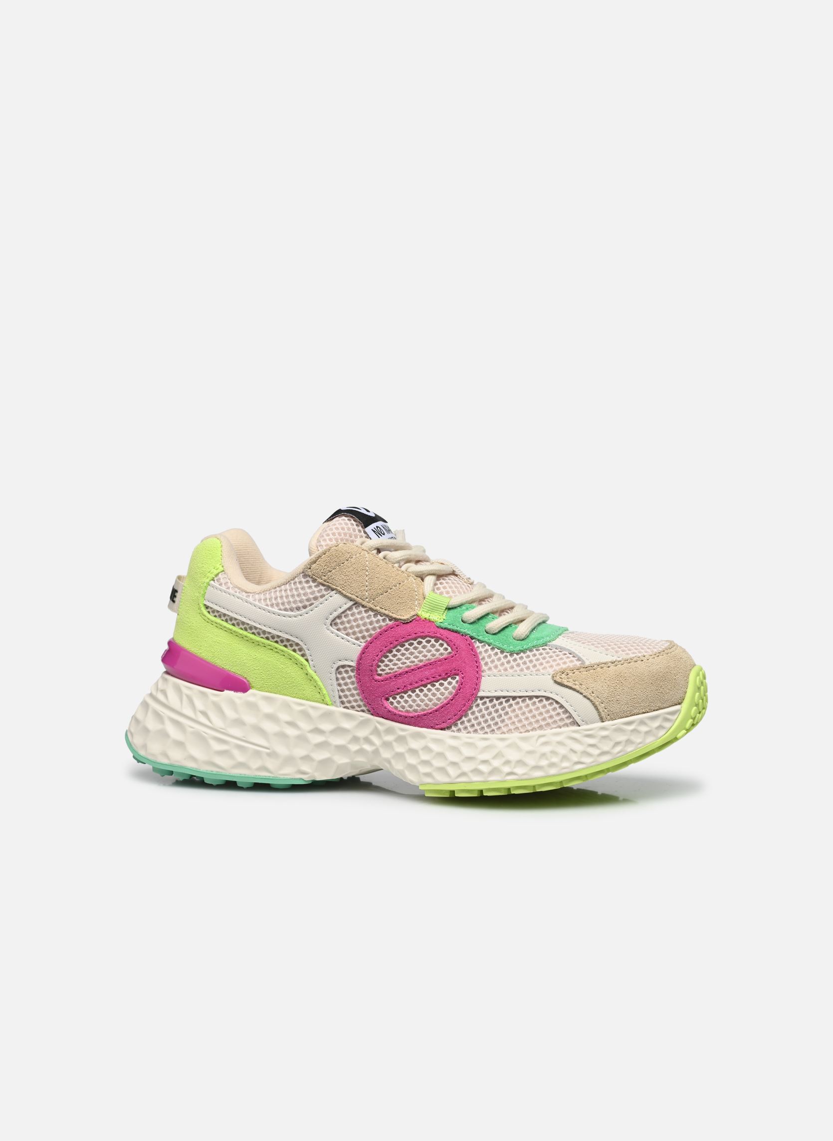 Baskets Carter 2.0 Runner femme multicolore No Name Baskets Carter 2.0 Runner femme multicolore MOIRE/MOIRE/FLUO FUXIA
