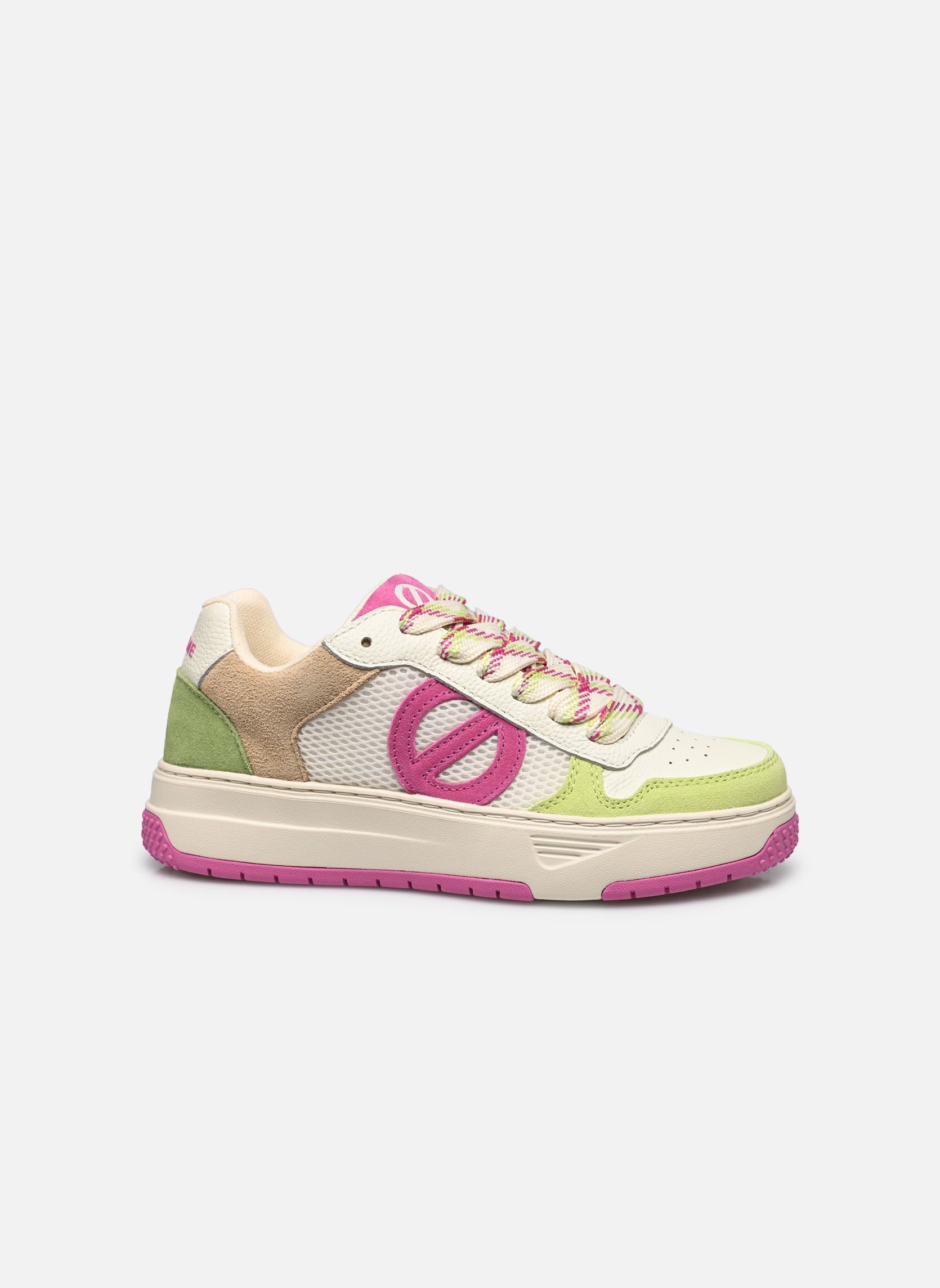 Baskets basses Alison Sneaker femme multicolore No Name Baskets basses Alison Sneaker femme multicolore LIME/DOVE/FUXIA