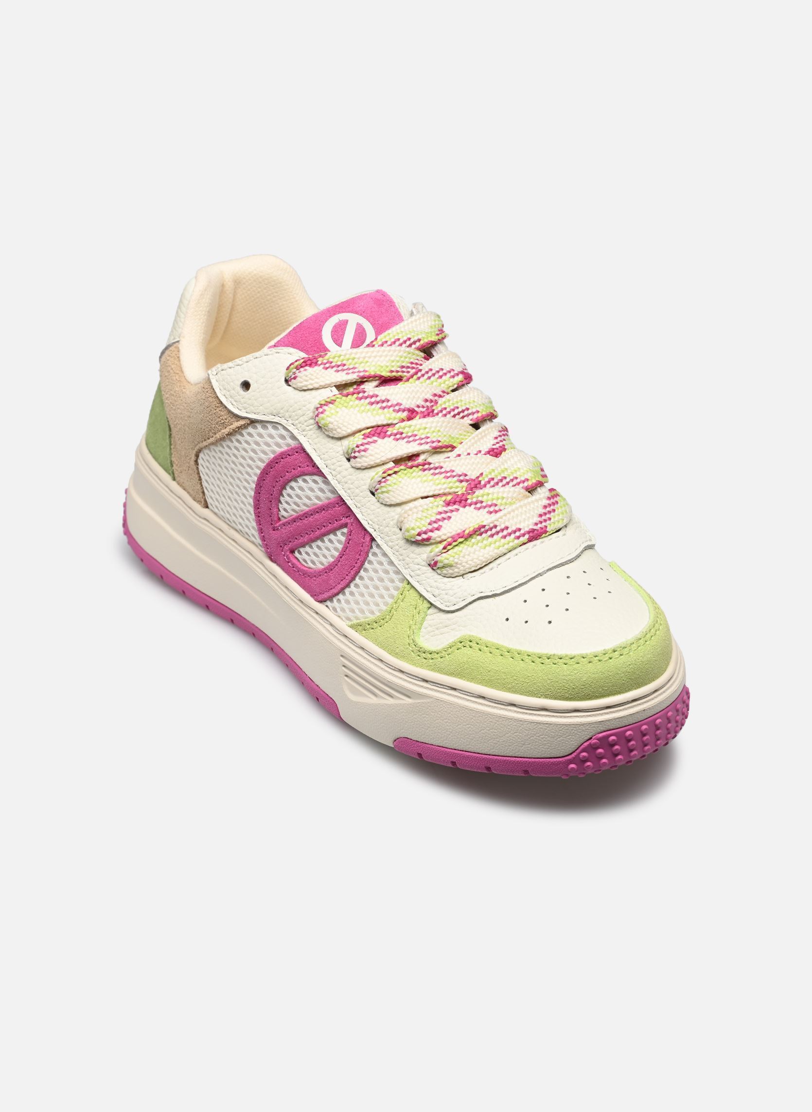 Baskets basses Alison Sneaker femme multicolore No Name Baskets basses Alison Sneaker femme multicolore LIME/DOVE/FUXIA