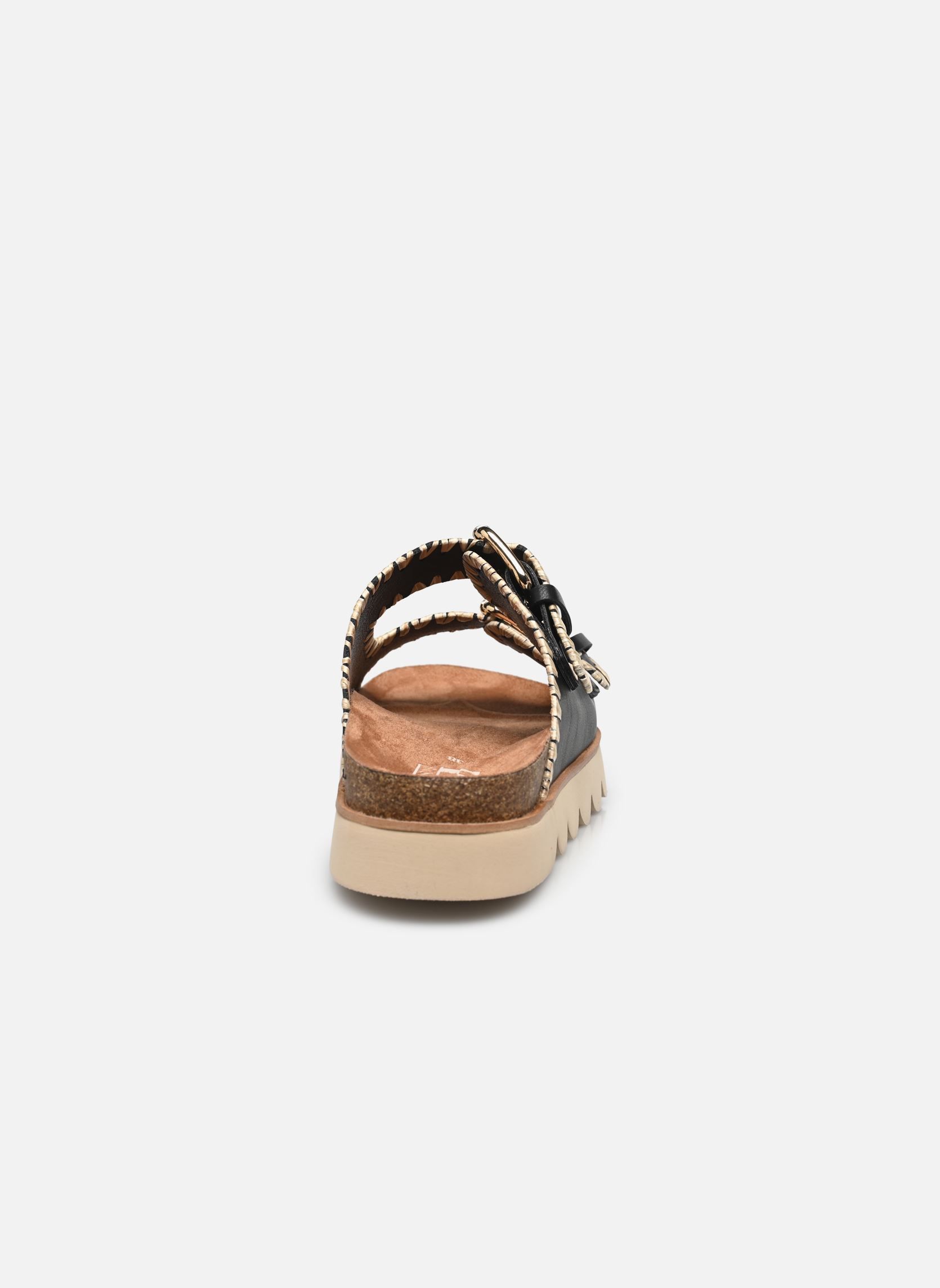 Mules et sabots Sandy Edge femme noir No Name Mules et sabots Sandy Edge femme noir BLACK/NATURAL