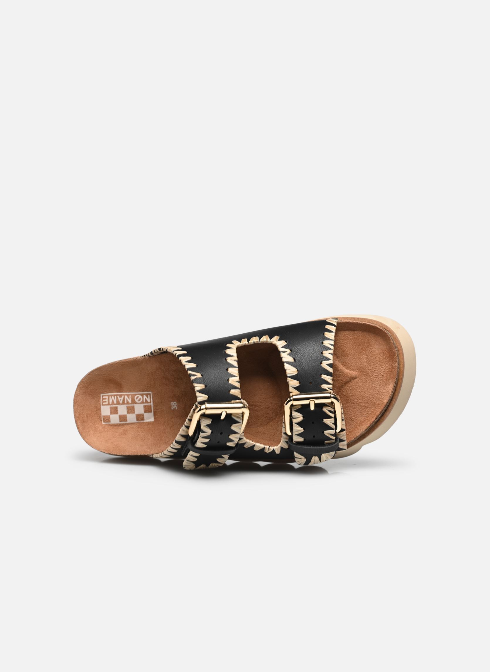 Mules et sabots Sandy Edge femme noir No Name Mules et sabots Sandy Edge femme noir BLACK/NATURAL