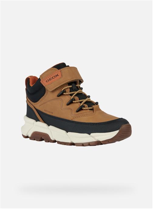 Geox Baskets basses FLEXYPER PLUS BOY garçon jaune