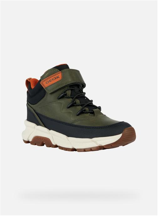 Geox Baskets basses FLEXYPER PLUS BOY garçon vert