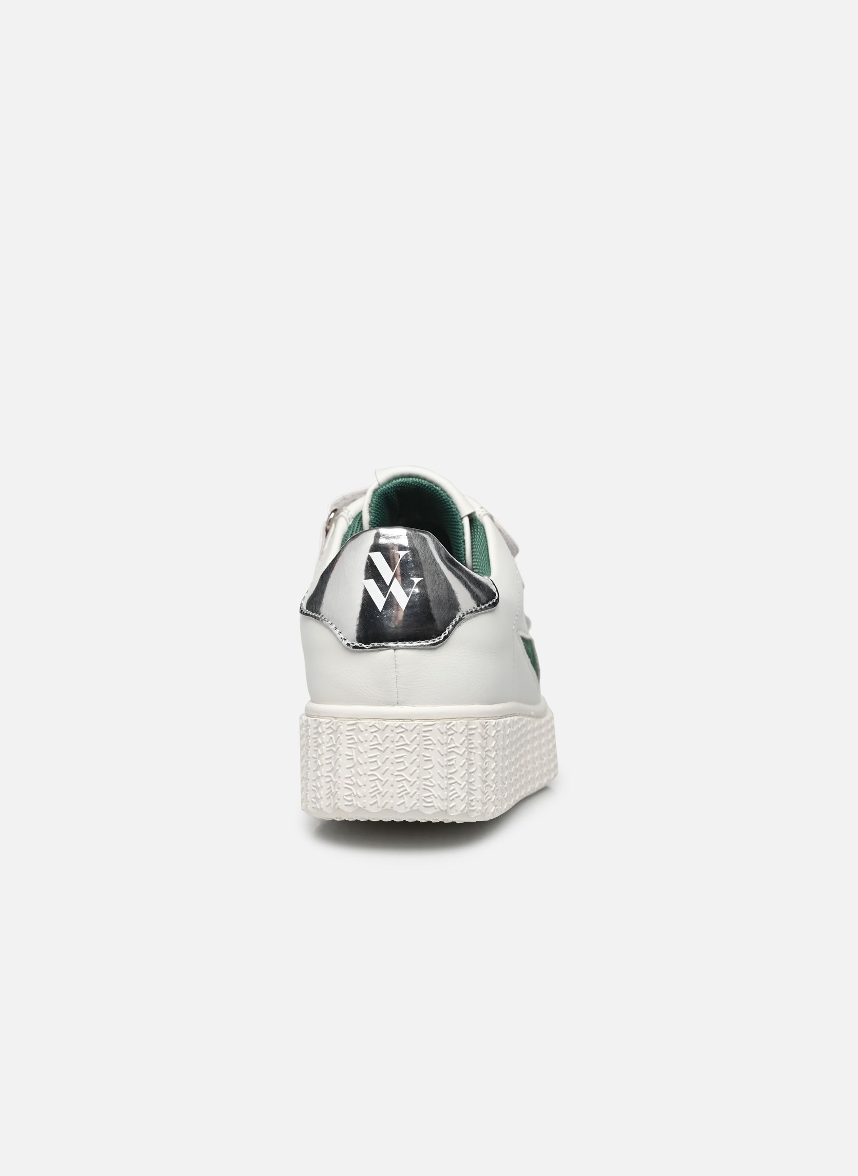 Sneakers Virginie dames wit Vanessa Wu Sneakers Virginie dames wit Vert