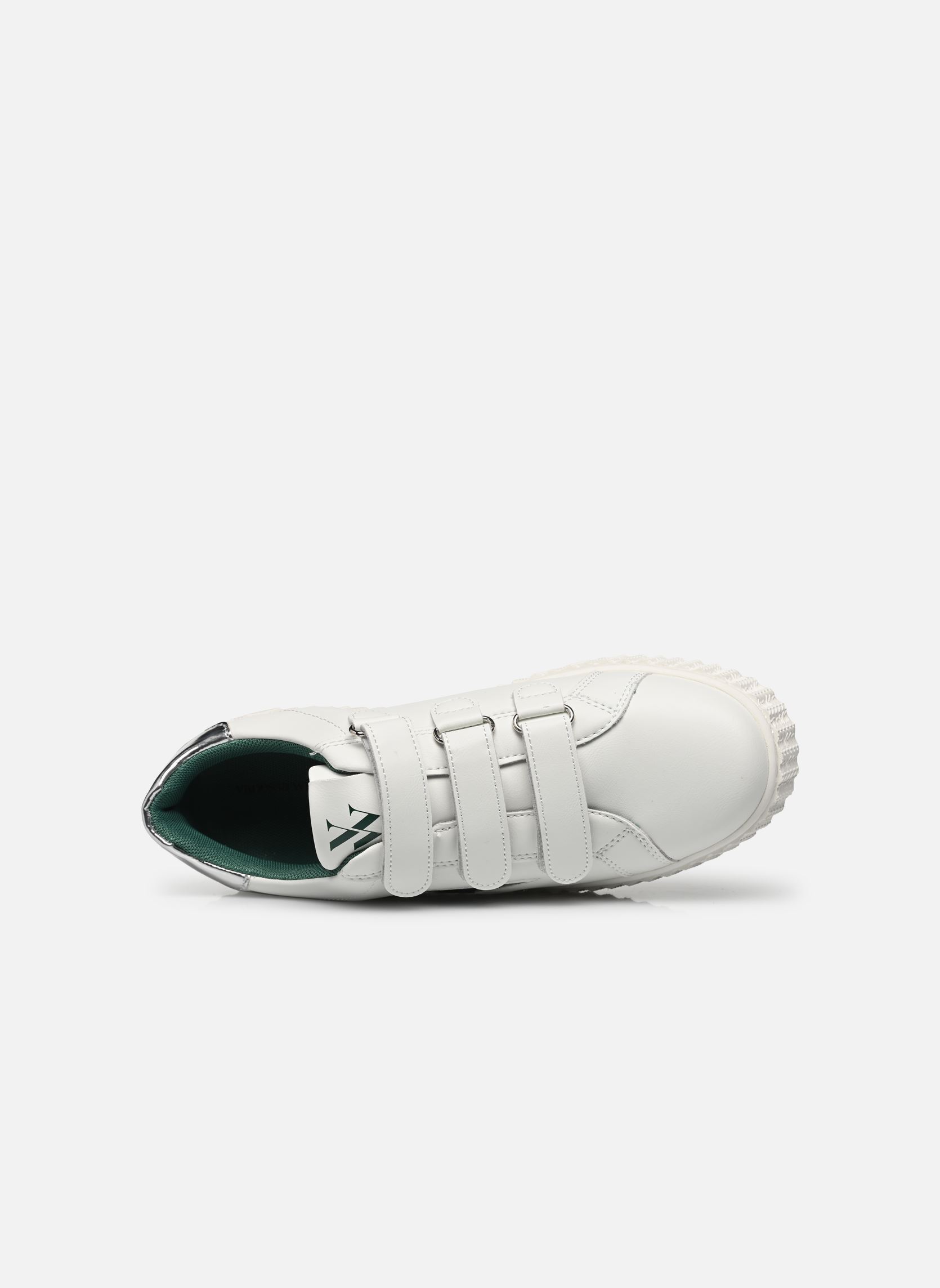 Sneakers Virginie dames wit Vanessa Wu Sneakers Virginie dames wit Vert
