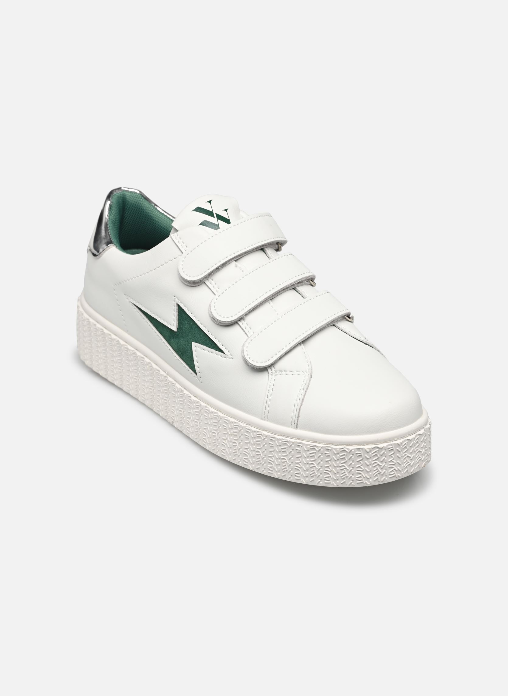 Sneakers Virginie dames wit Vanessa Wu Sneakers Virginie dames wit Vert