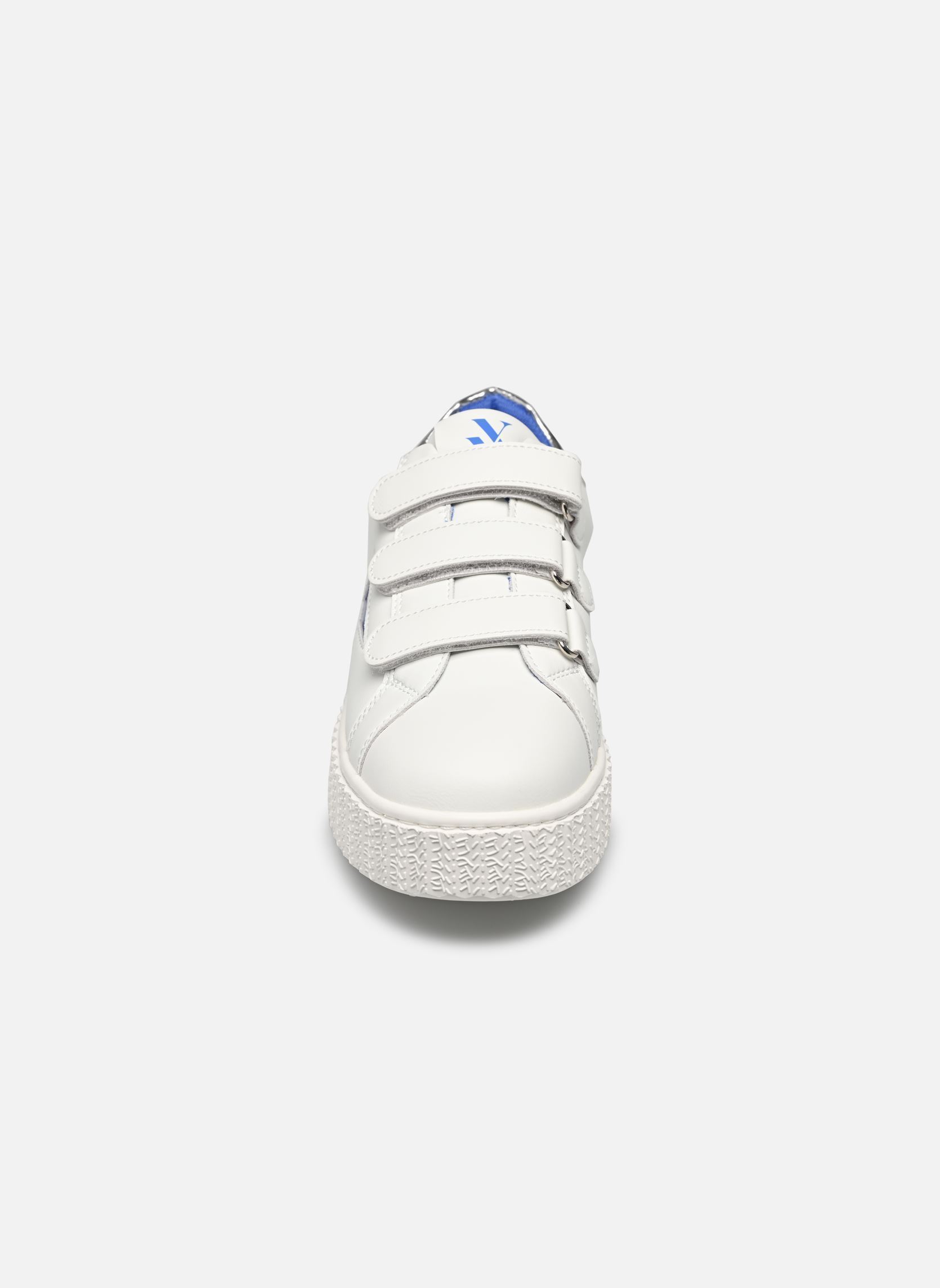 Baskets Virginie femme blanc Vanessa Wu Baskets Virginie femme blanc Bleu Electrique