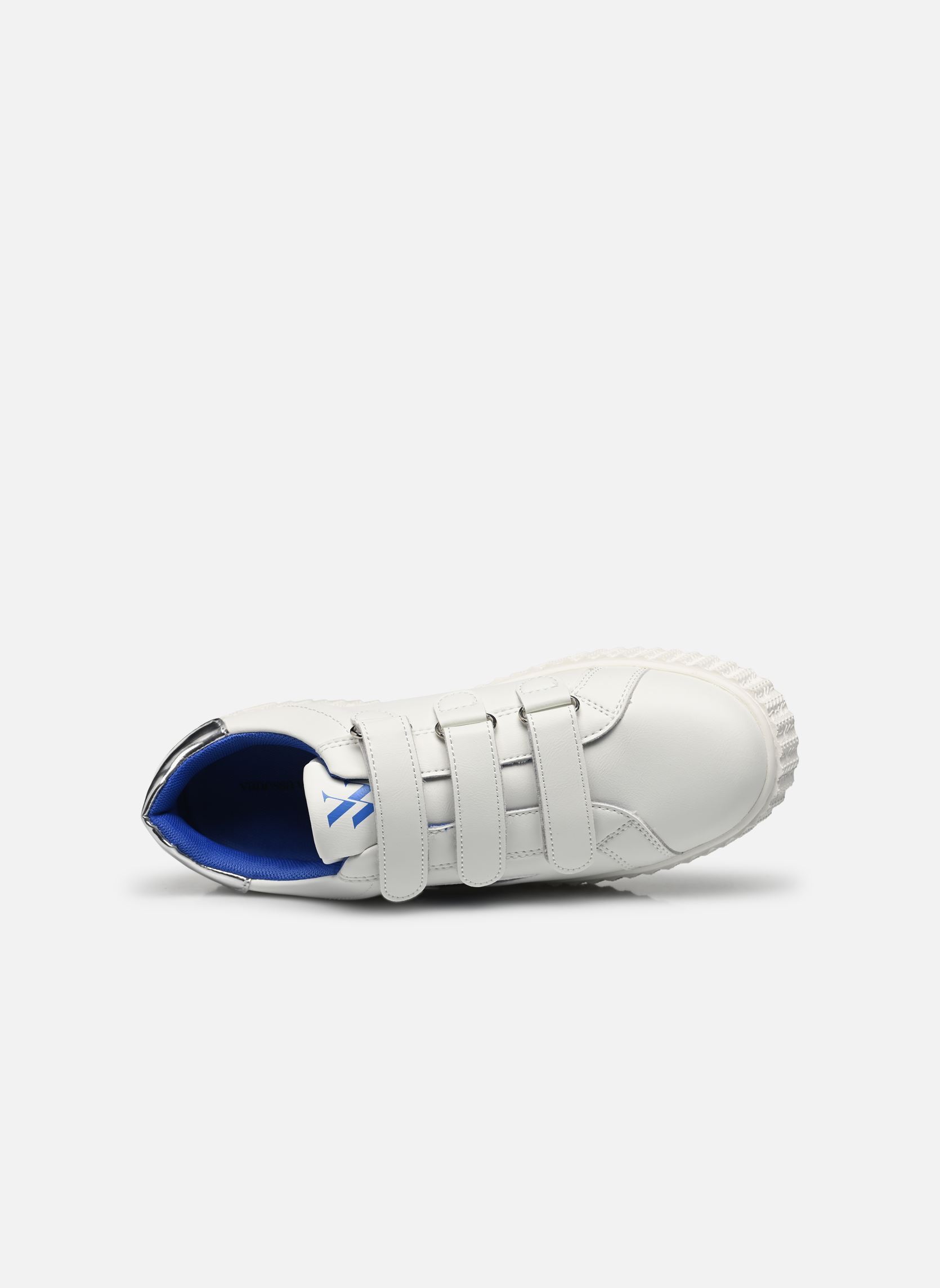 Baskets Virginie femme blanc Vanessa Wu Baskets Virginie femme blanc Bleu Electrique