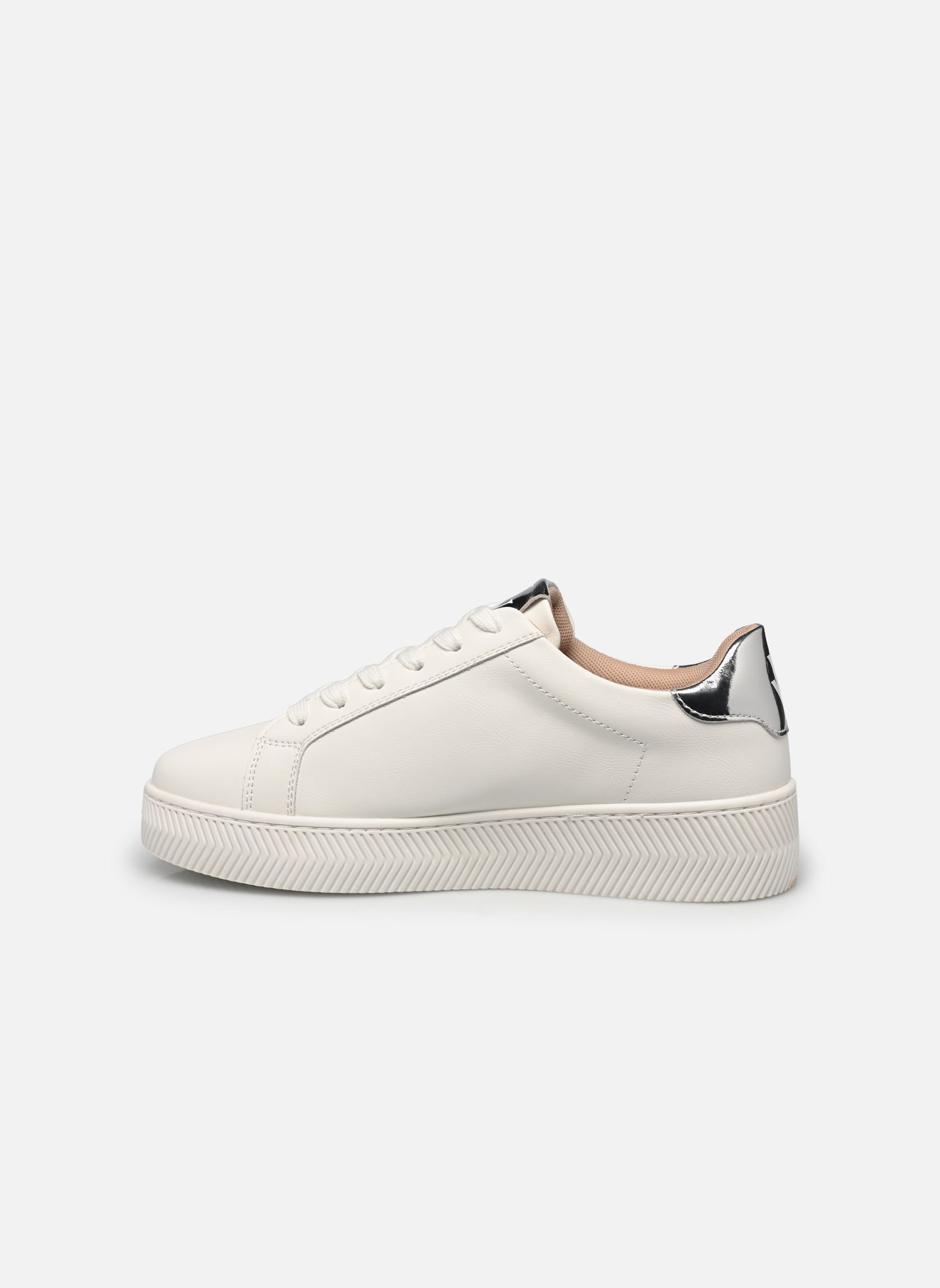 Baskets Liz femme blanc Vanessa Wu Baskets Liz femme blanc Bleu Electrique