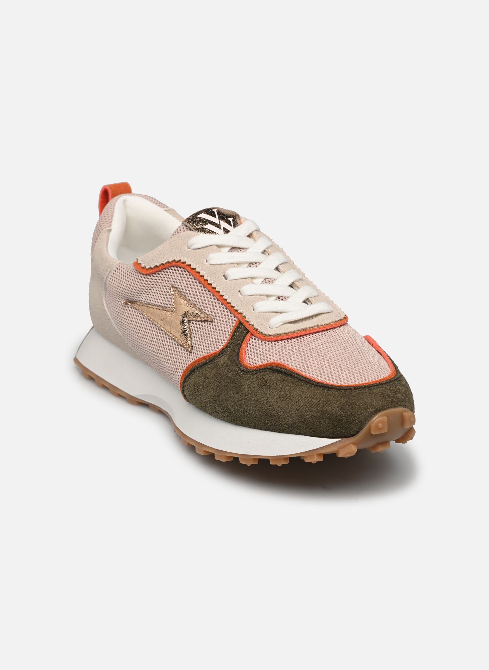 Baskets Lunelle femme multicolore Vanessa Wu Baskets Lunelle femme multicolore Kaki
