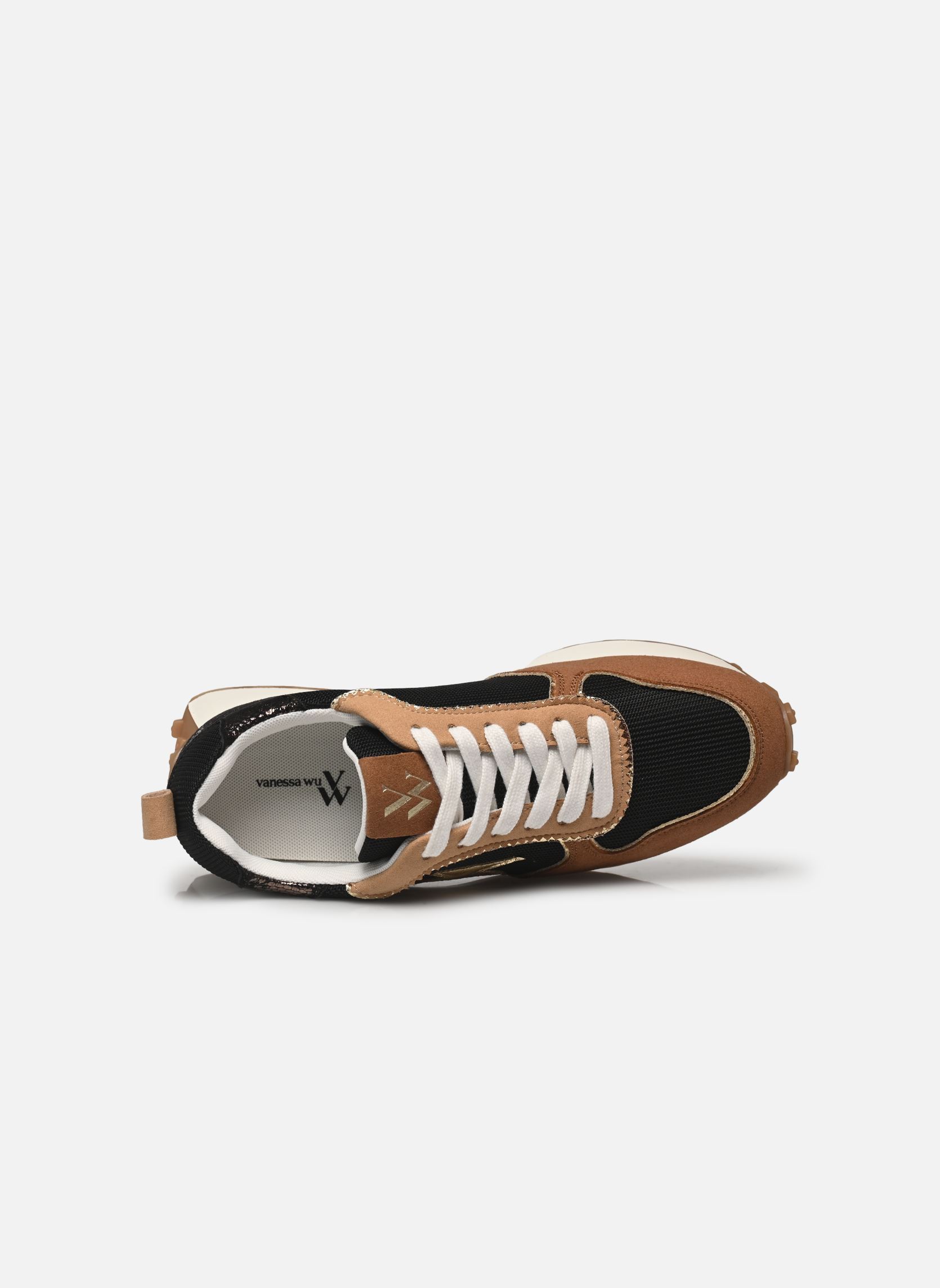Baskets Lunelle femme noir Vanessa Wu Baskets Lunelle femme noir Camel