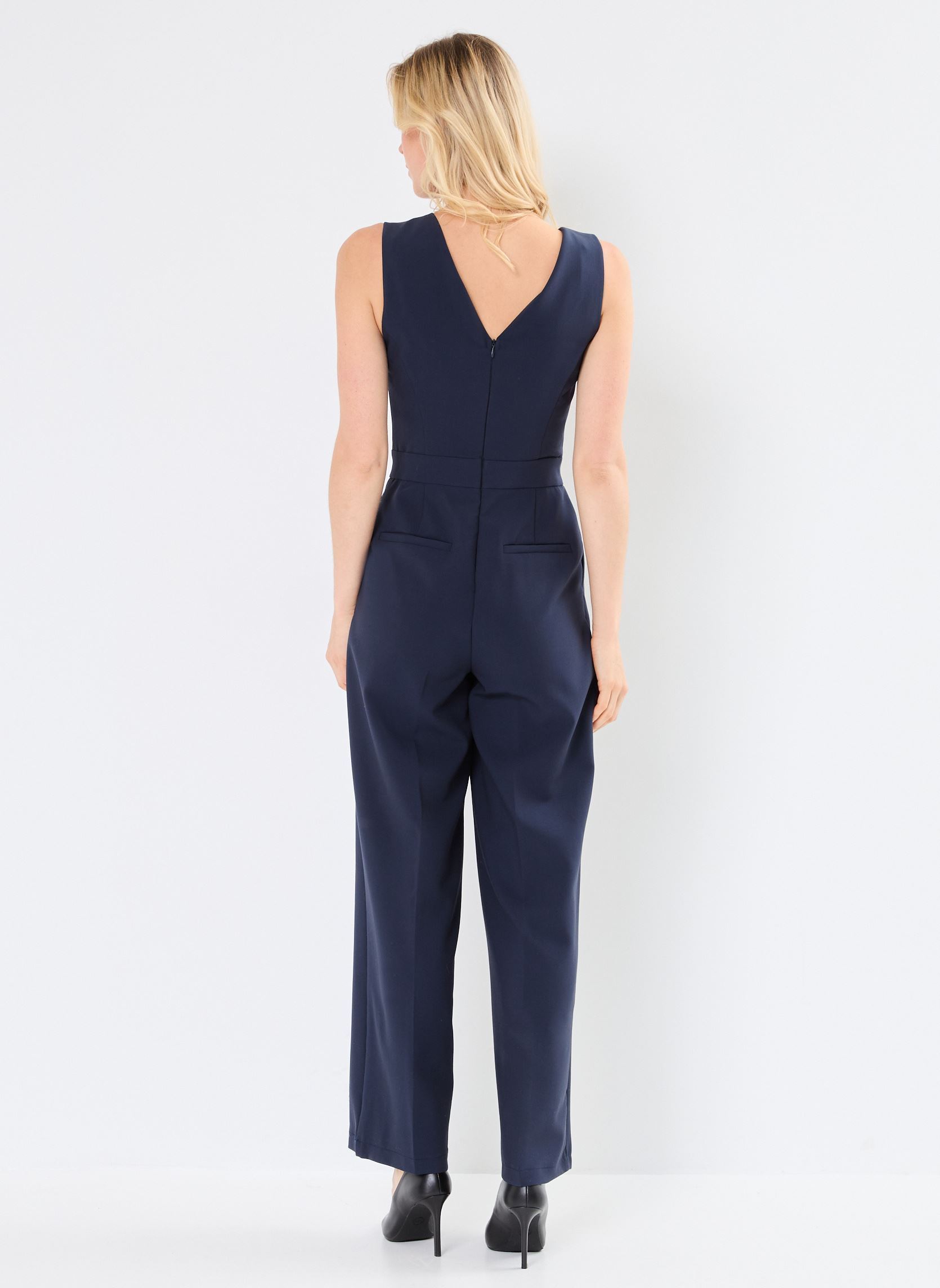 Combinaisons pantalon VIESSENTIAL FL TAILORED JUMPSUIT femme bleu Vila Combinaisons pantalon VIESSENTIAL FL TAILORED JUMPSUIT femme bleu Navy Blazer