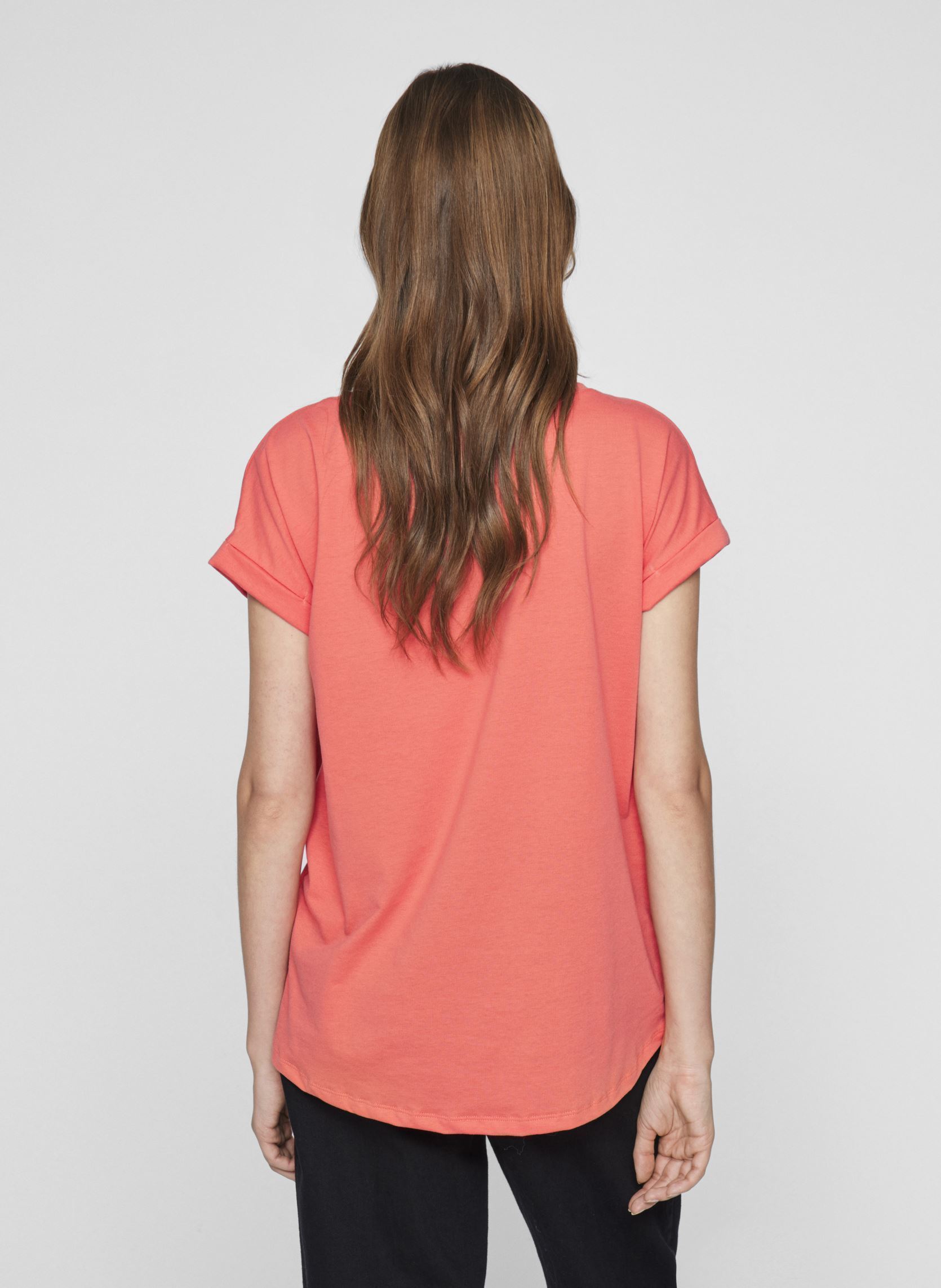 T-shirt a maniche corte VIDREAMERS NEW PURE T-SHIRT-NOOS donna rosa Vila T-shirt a maniche corte VIDREAMERS NEW PURE T-SHIRT-NOOS donna rosa Dubarry