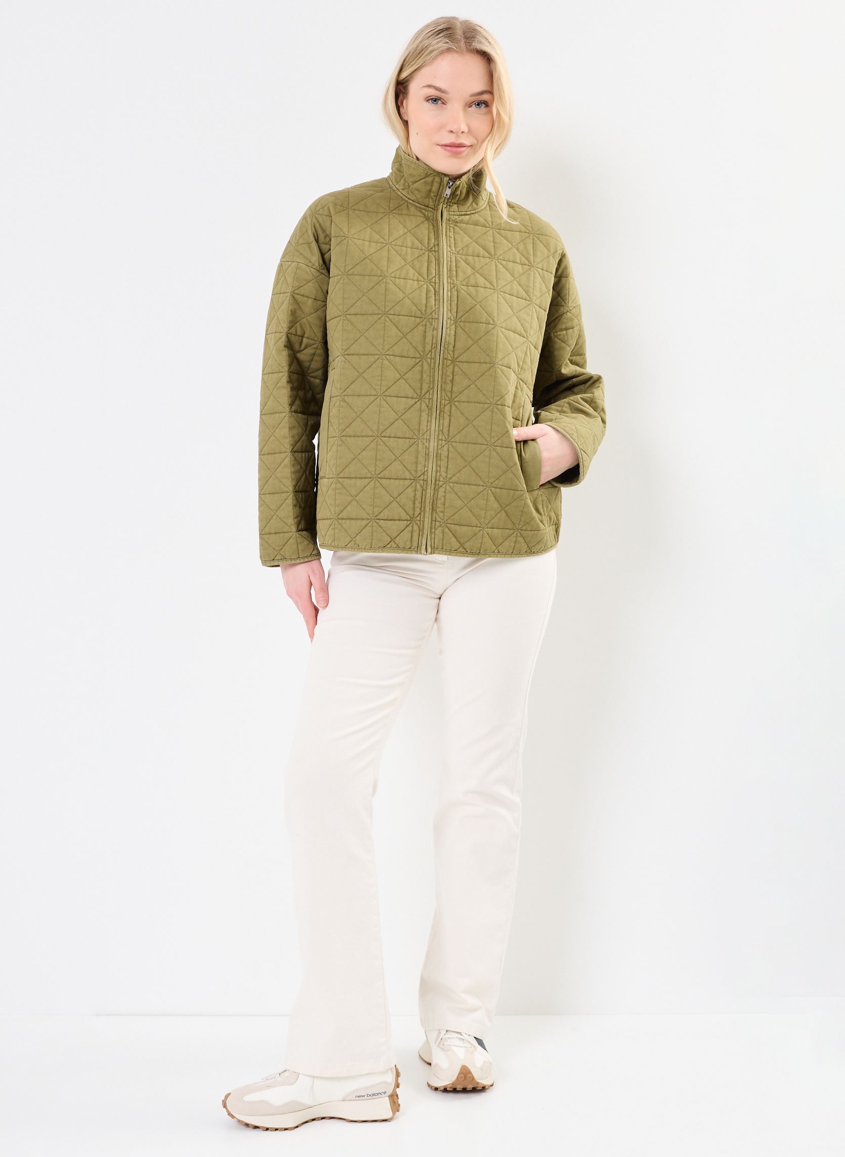 Bomberjacken VIESMALL QUILTED L/S JACKET damen grün Vila Bomberjacken VIESMALL QUILTED L/S JACKET damen grün CAPULET OLIVE