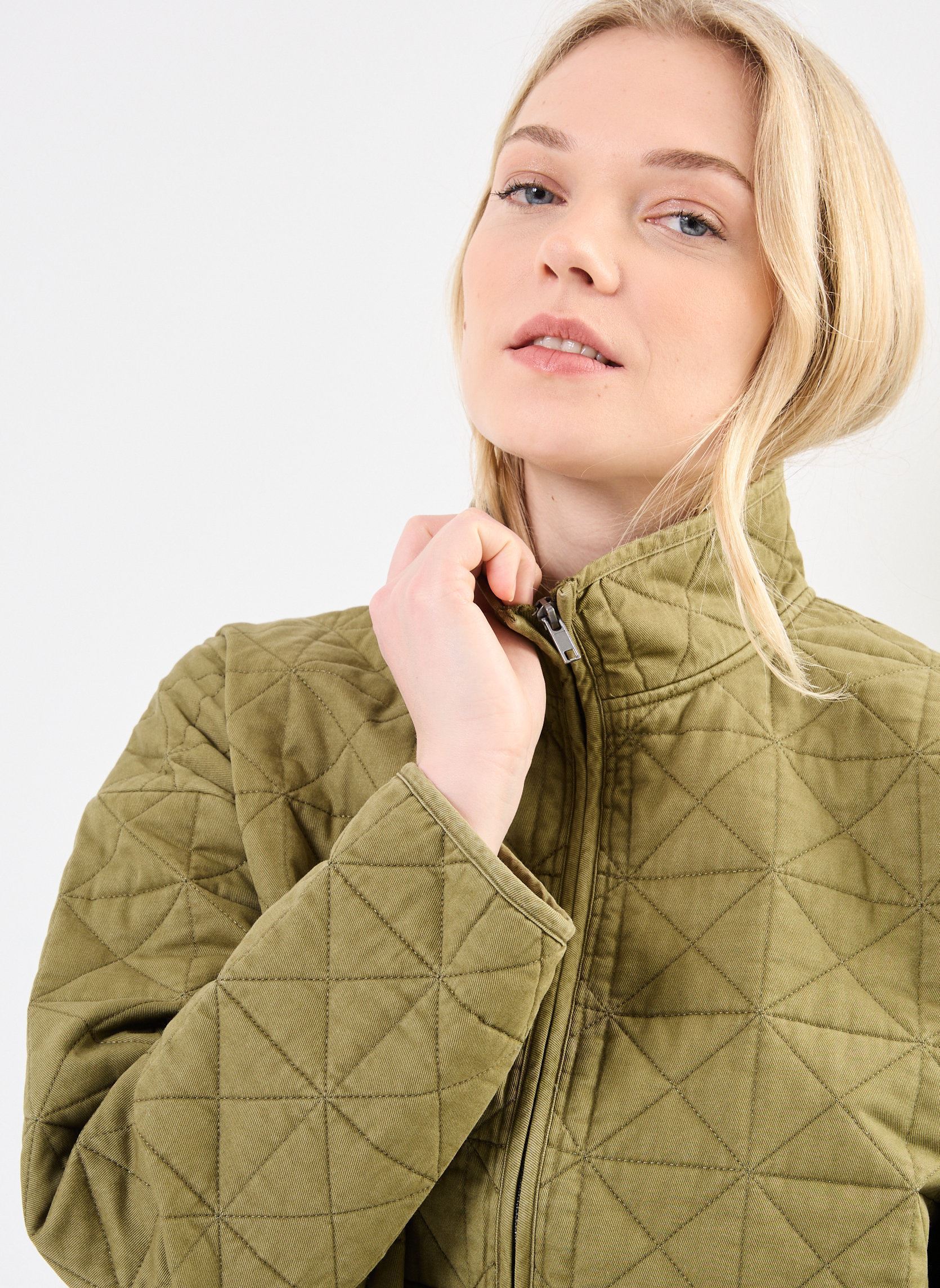 Bomberjacken VIESMALL QUILTED L/S JACKET damen grün Vila Bomberjacken VIESMALL QUILTED L/S JACKET damen grün CAPULET OLIVE