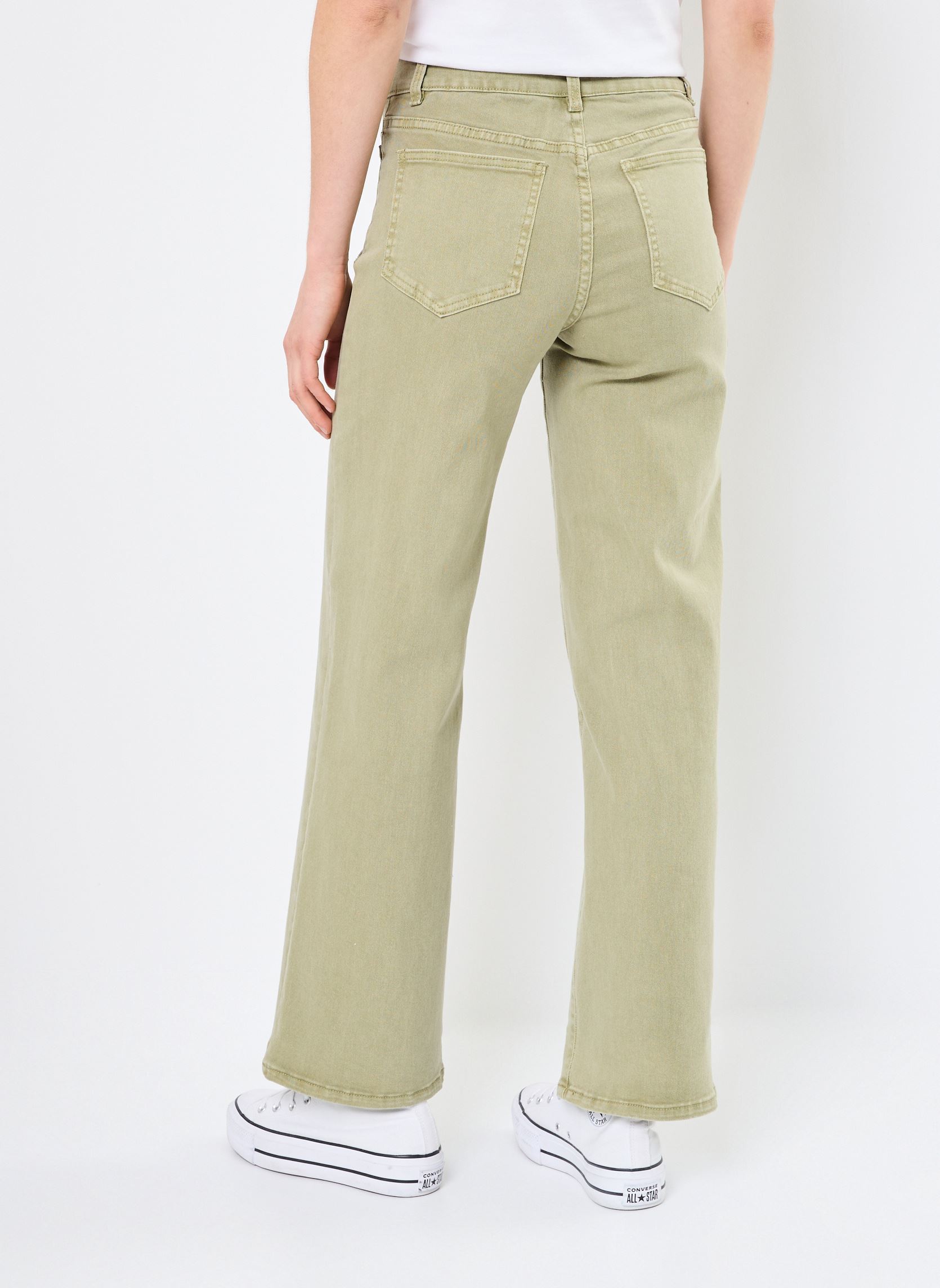 Flared Jeans VILORIE RW WIDE POCKET COLUOR JEANS/LS/1 damen grün Vila Flared Jeans VILORIE RW WIDE POCKET COLUOR JEANS/LS/1 damen grün Sage