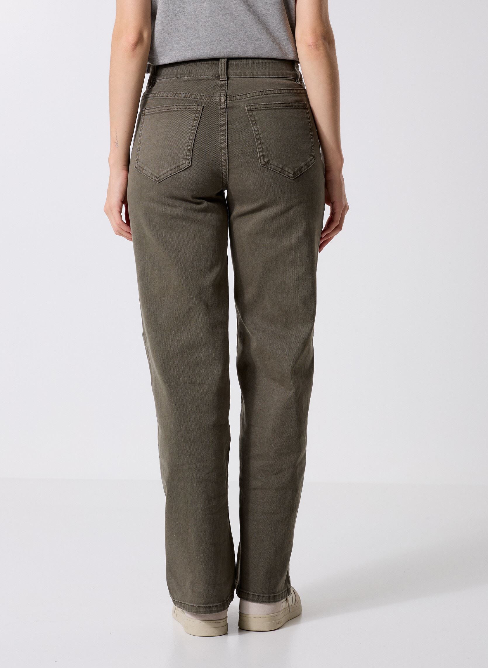 Jeans flare VILORIE RW WIDE POCKET COLUOR JEANS/LS/1 femme vert Vila Jeans flare VILORIE RW WIDE POCKET COLUOR JEANS/LS/1 femme vert Deep Depths