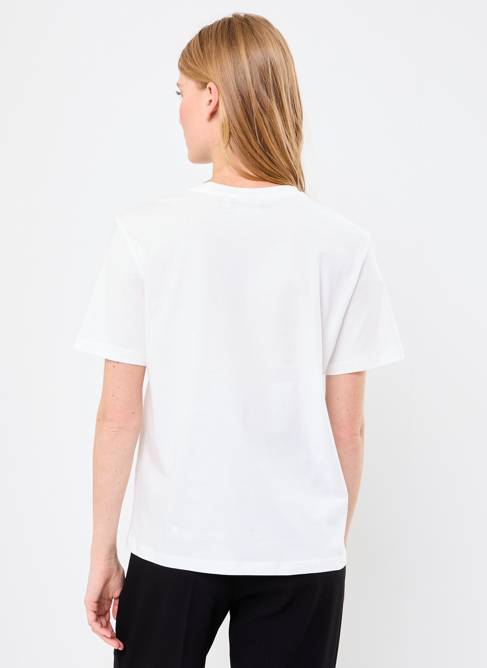 T-Shirts VISYBILLA O-NECK S/S T-SHIRT/PB damen weiß Vila T-Shirts VISYBILLA O-NECK S/S T-SHIRT/PB damen weiß Snow white