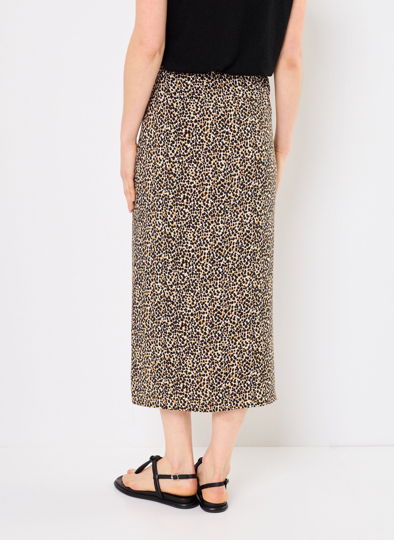 Jupes mi-longues VIIRMA IRA HW MIDI SKIRT femme marron Vila Jupes mi-longues VIIRMA IRA HW MIDI SKIRT femme marron WOOD THRUSH