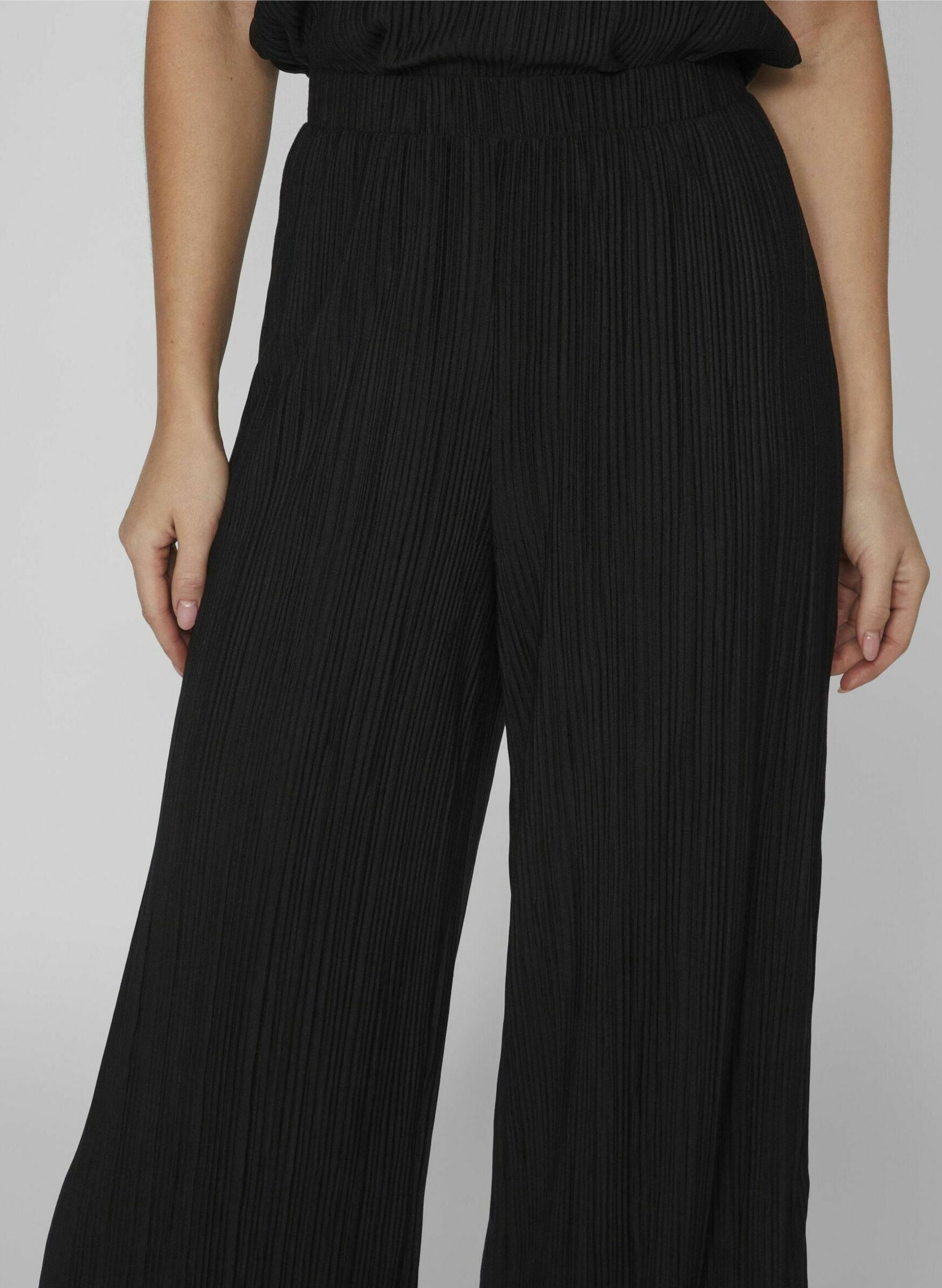 Pantalons larges VIPLISA HW LOOSE PANTS - NOOS femme noir Vila Pantalons larges VIPLISA HW LOOSE PANTS - NOOS femme noir Black Beauty
