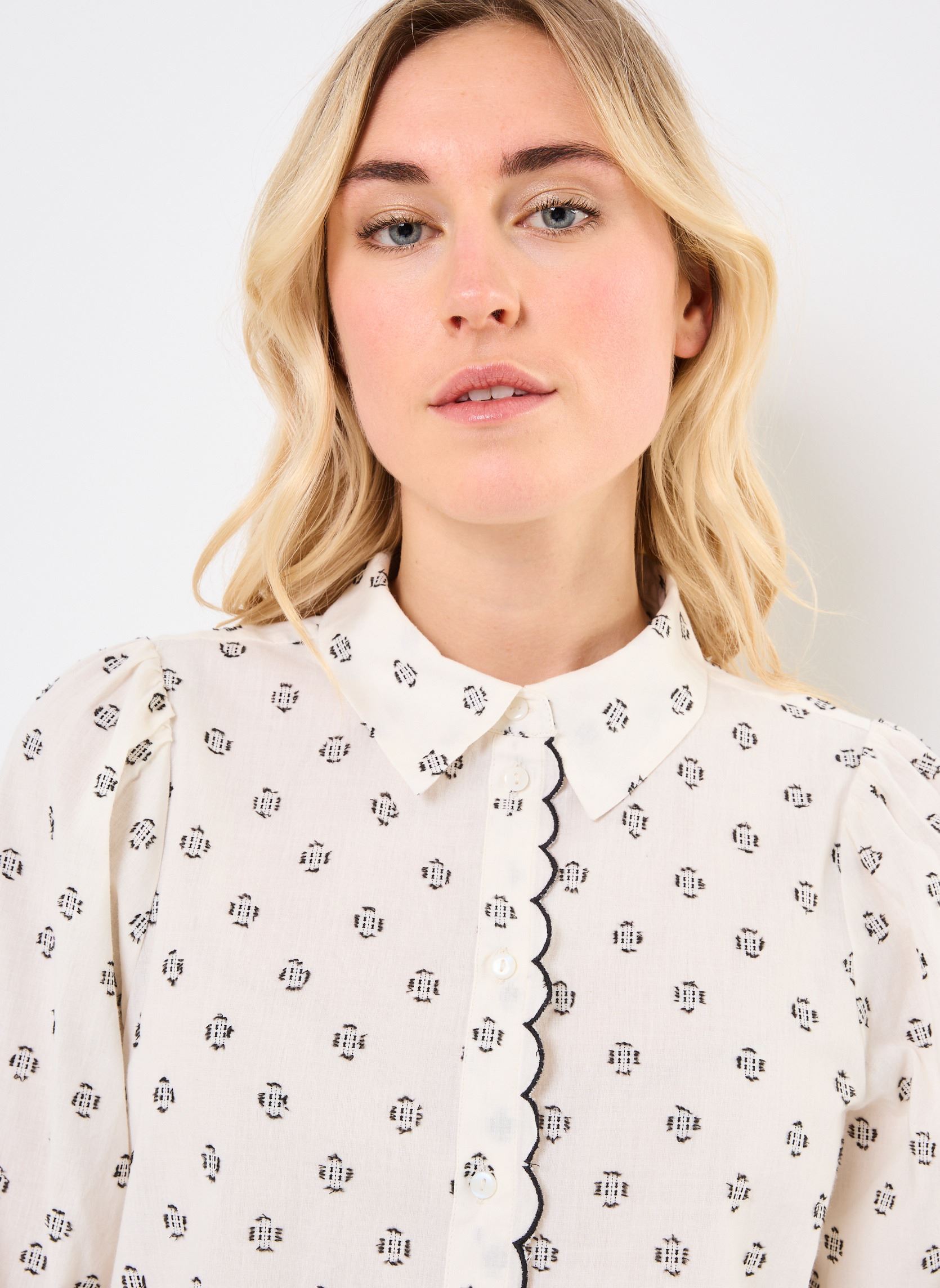 Langarm-Hemden VISTEFFIE L/S SHIRT/R damen beige Vila Langarm-Hemden VISTEFFIE L/S SHIRT/R damen beige BIRCH