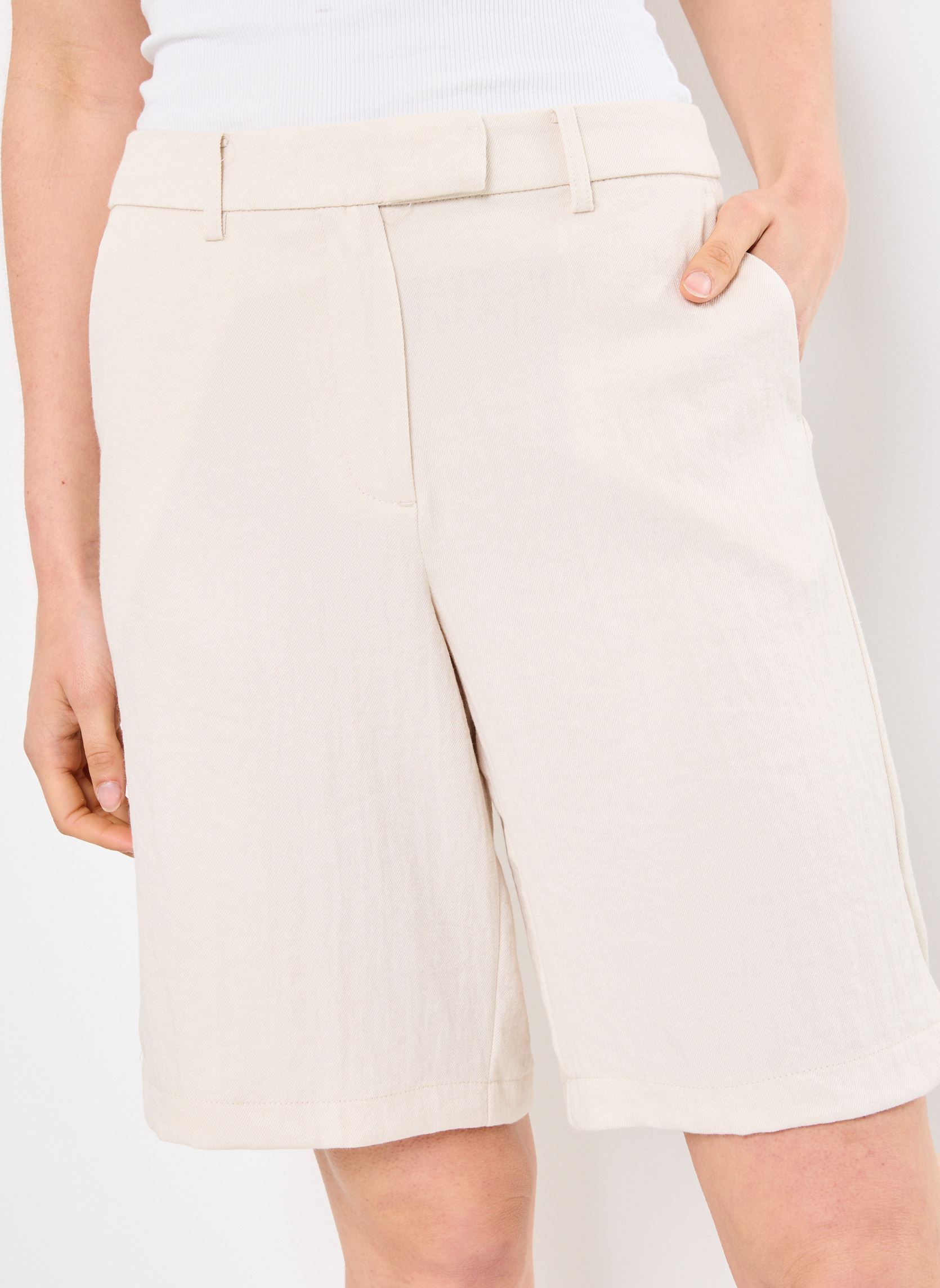 Shorts VIFLEA RW TAILORED SHORTS damen beige Vila Shorts VIFLEA RW TAILORED SHORTS damen beige BIRCH