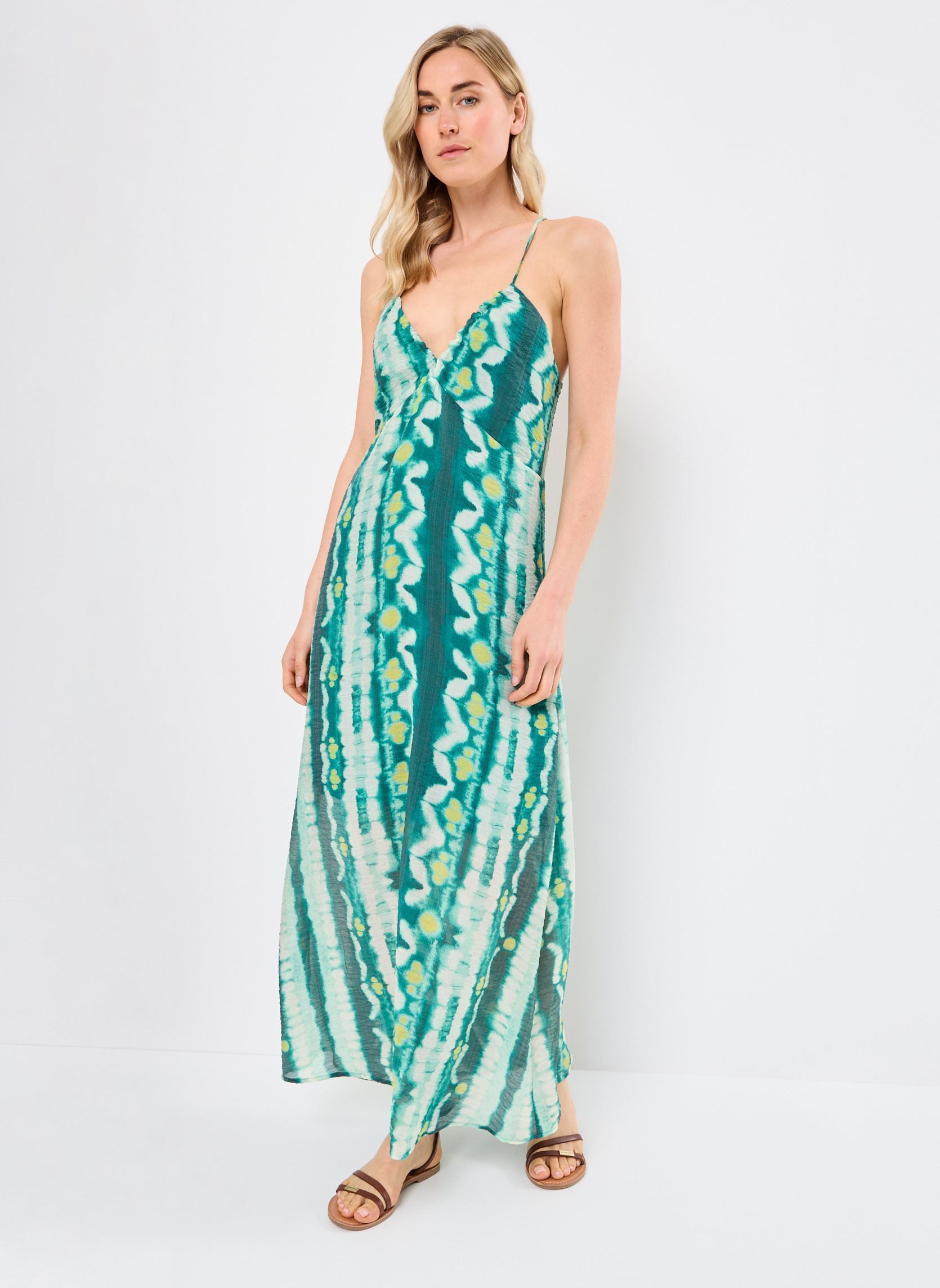Robes longues VILYRIA ETNA SINGLET ANKLE DRESS femme vert Vila Robes longues VILYRIA ETNA SINGLET ANKLE DRESS femme vert Cadmium green