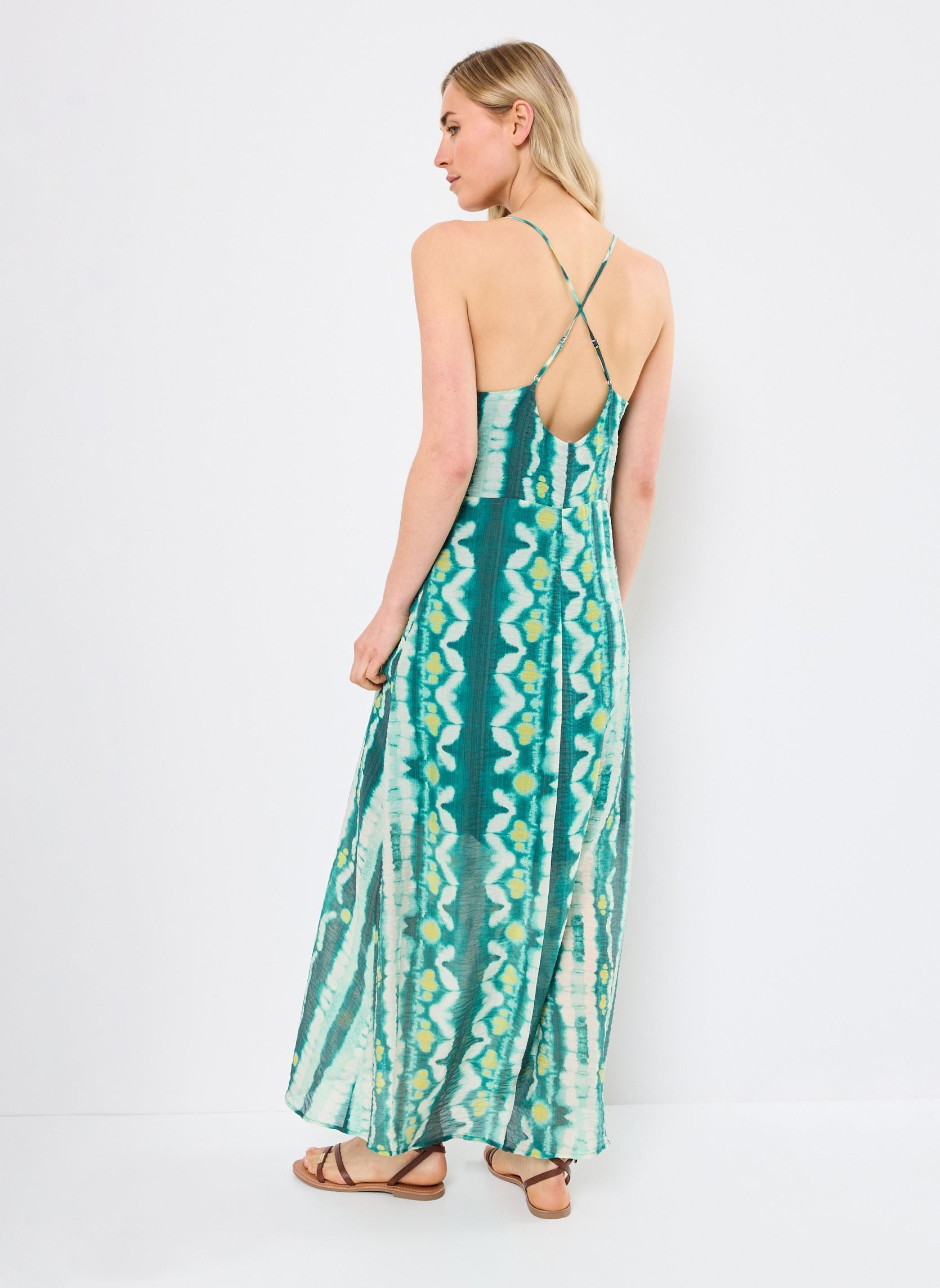 Robes longues VILYRIA ETNA SINGLET ANKLE DRESS femme vert Vila Robes longues VILYRIA ETNA SINGLET ANKLE DRESS femme vert Cadmium green