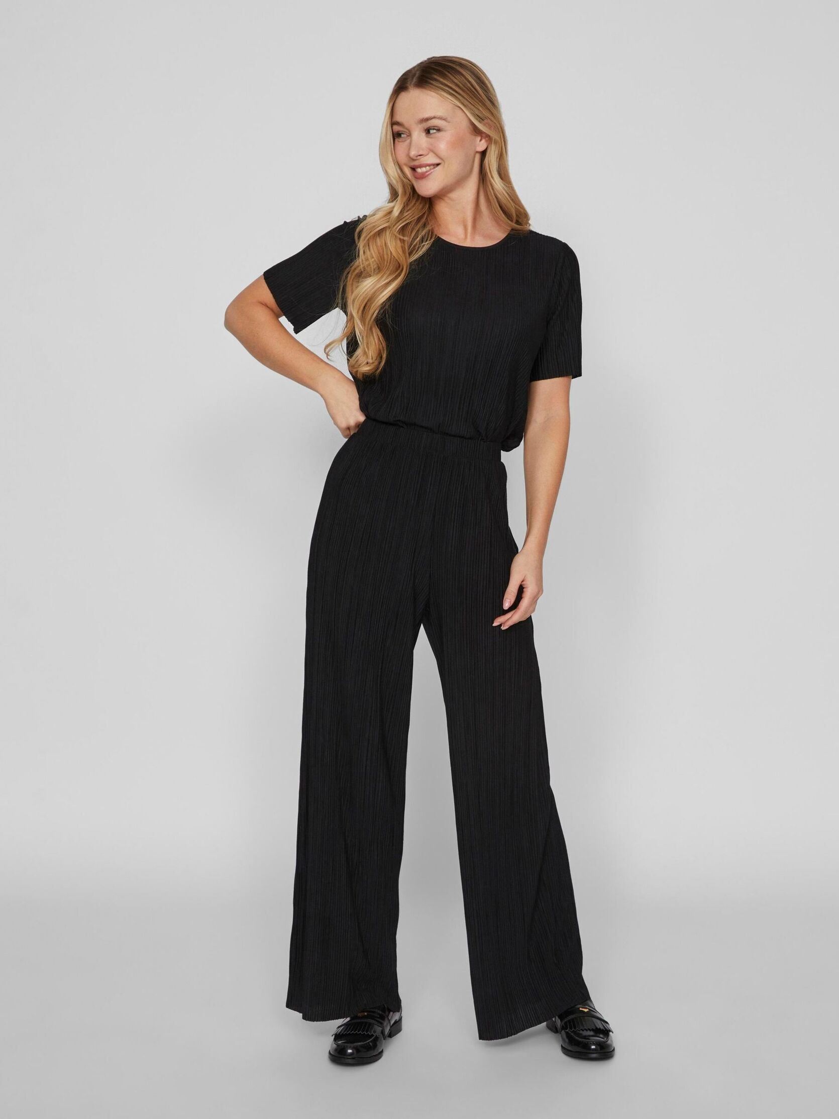 Kurzarm-T-Shirts VIPLISA O-NECK S/S TOP - NOOS damen schwarz Vila Kurzarm-T-Shirts VIPLISA O-NECK S/S TOP - NOOS damen schwarz BLACK BEAUTY