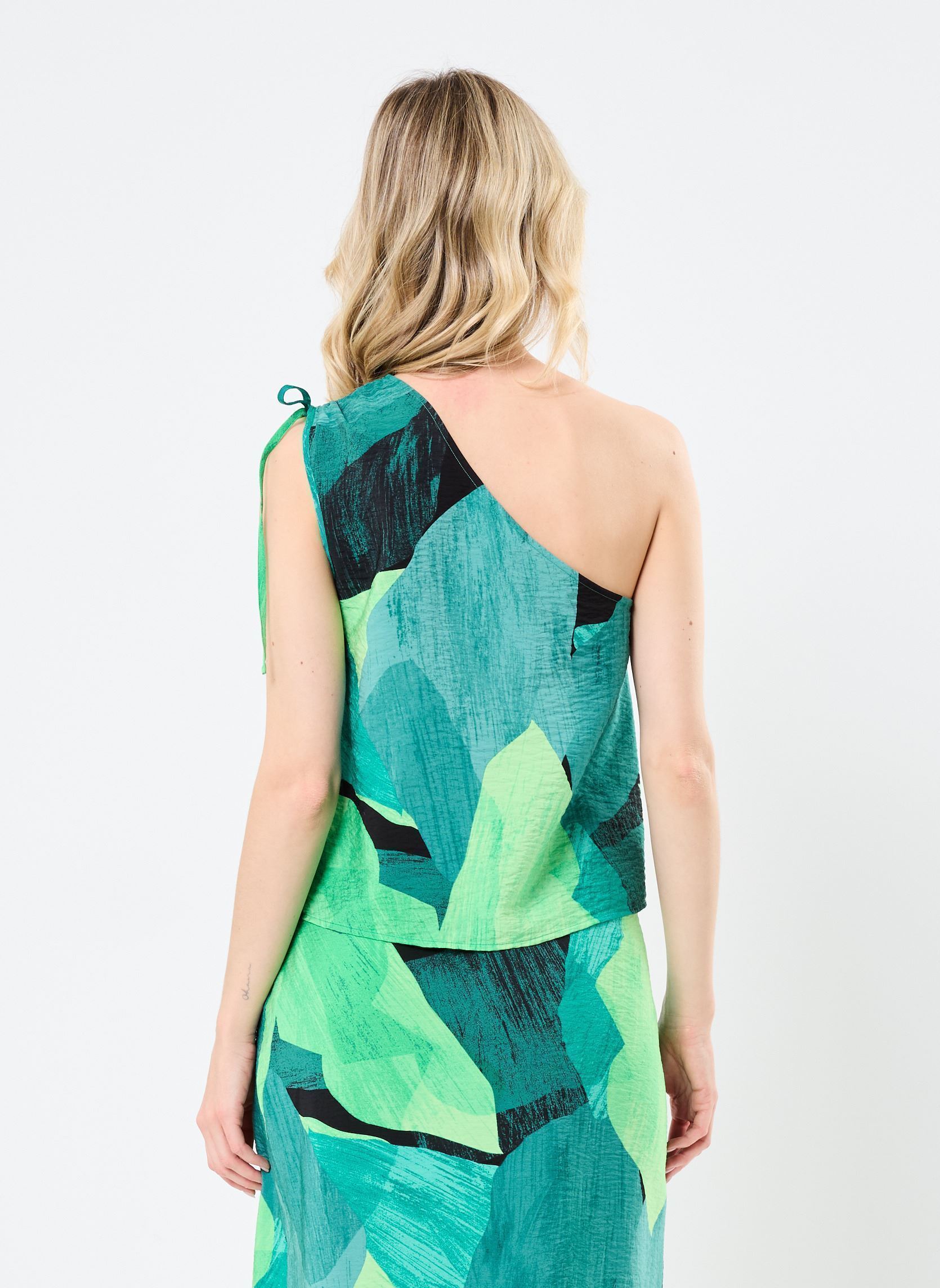 Tops VIDOLIRA ELA ONE SHOULDER TOP damen grün Vila Tops VIDOLIRA ELA ONE SHOULDER TOP damen grün Summer Green
