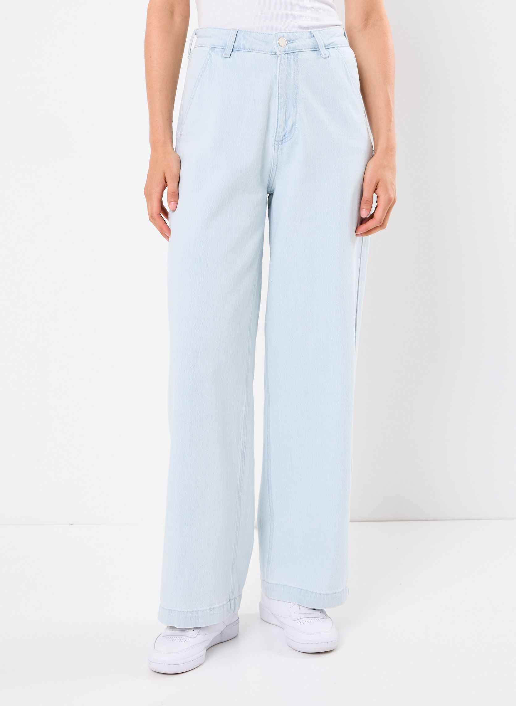 Jeans large VIFLOWY HW WIDE JEANS LBD JAF245 femme bleu Vila Jeans large VIFLOWY HW WIDE JEANS LBD JAF245 femme bleu LIGHT BLUE DENIM