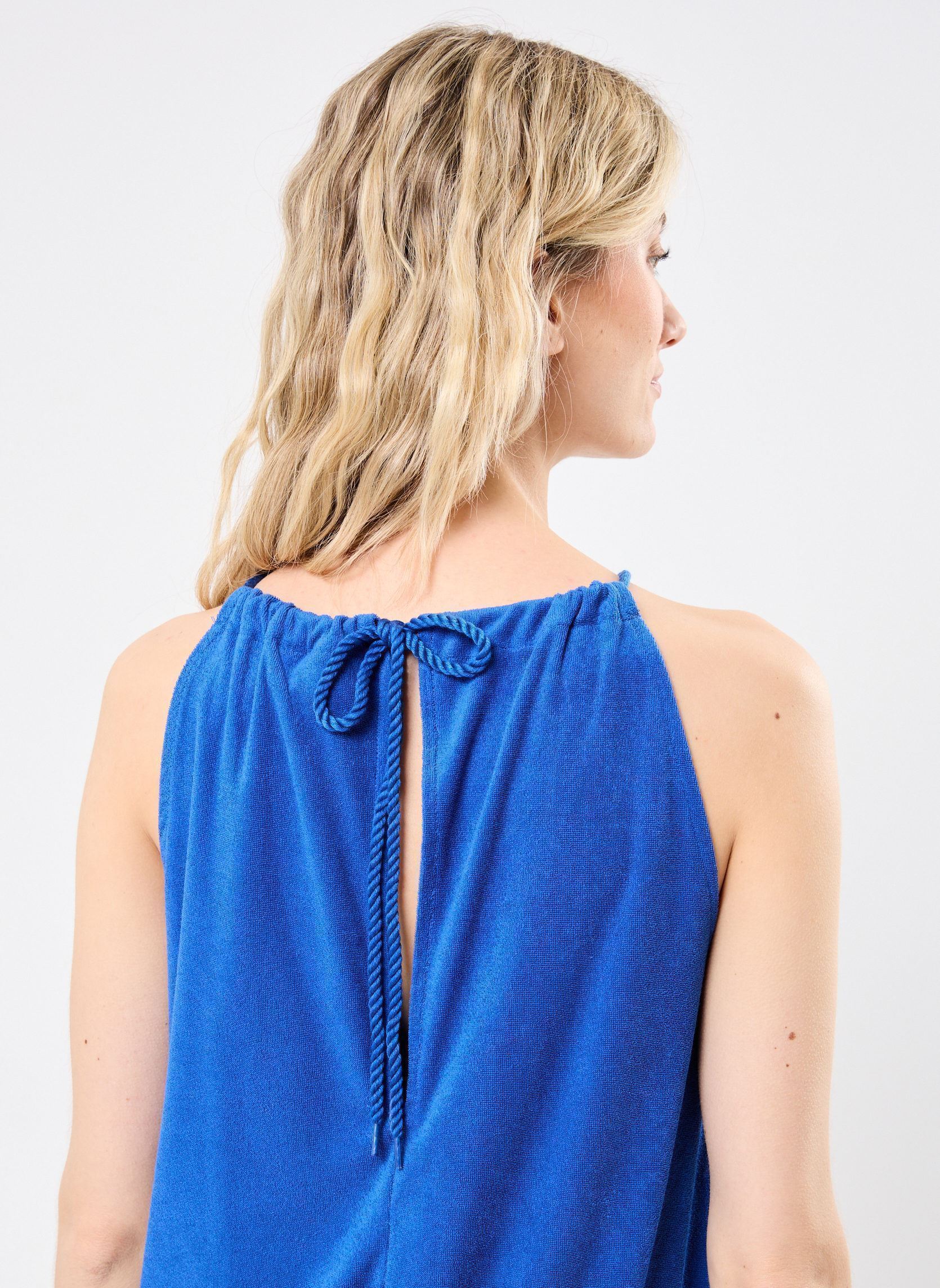 Robes VIFROTTE HALTERNECK S/L SHORT DRESS/LS femme bleu Vila Robes VIFROTTE HALTERNECK S/L SHORT DRESS/LS femme bleu Beaucoup Blue
