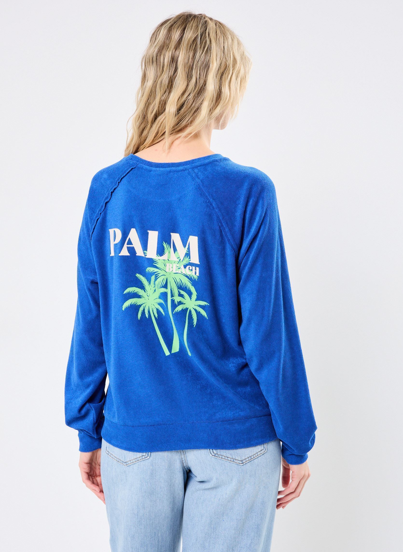 Sweatshirts VIFROTTE O-NECK LS PRINTED SHIRTLS femme bleu Vila Sweatshirts VIFROTTE O-NECK LS PRINTED SHIRTLS femme bleu Birch