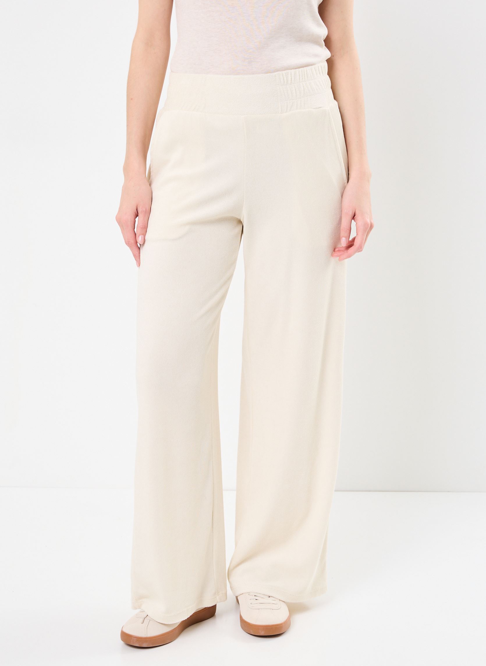 Wijde broeken VIFROTTE PANTS/LS dames beige Vila Wijde broeken VIFROTTE PANTS/LS dames beige Birch